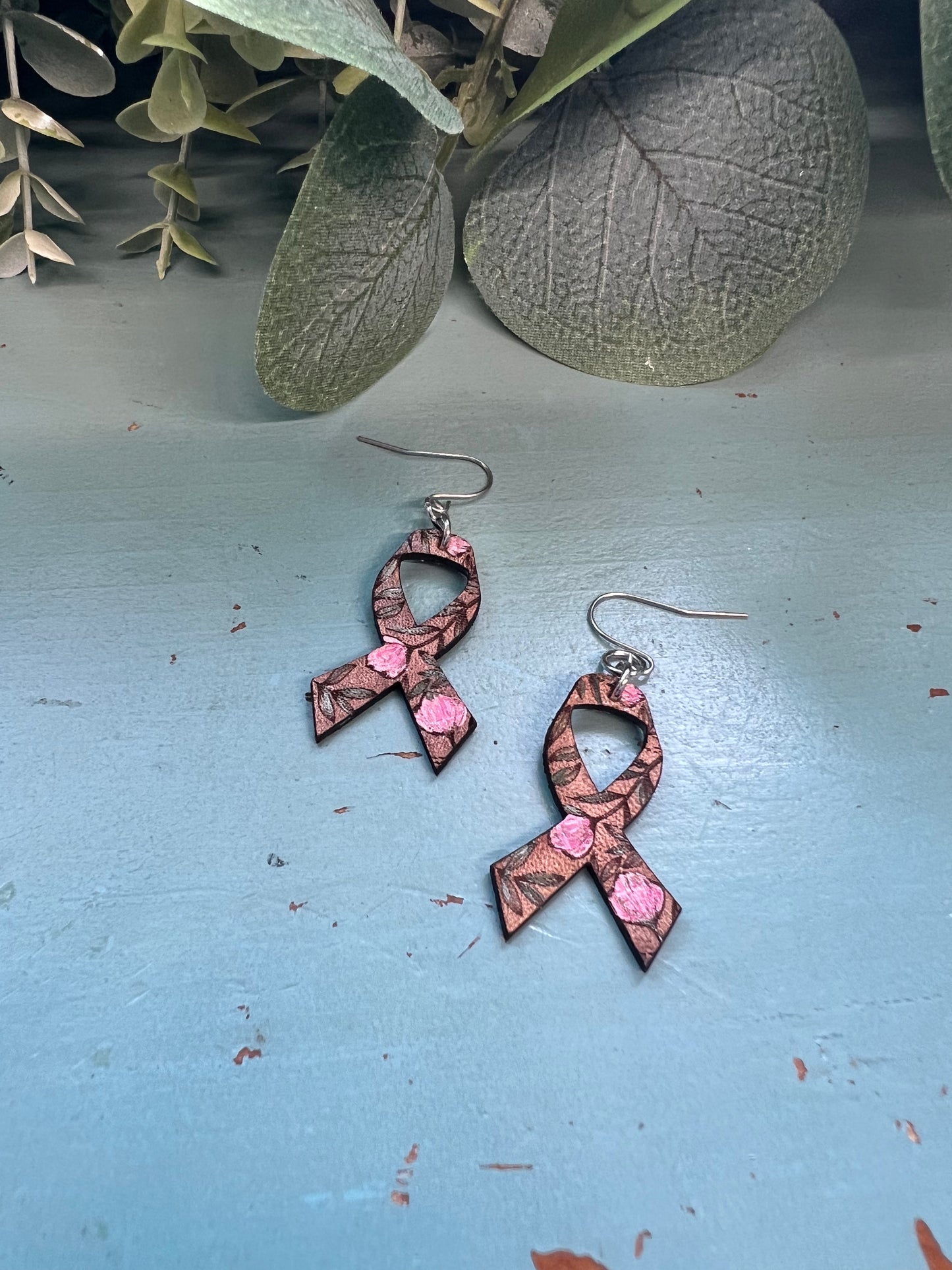 Cancer Flower Ribbon