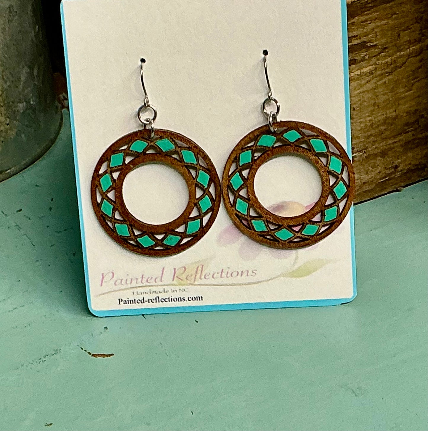 Art Deco Style Hoops