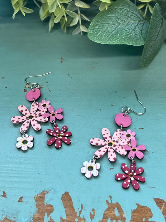 Flower Drop Dangles