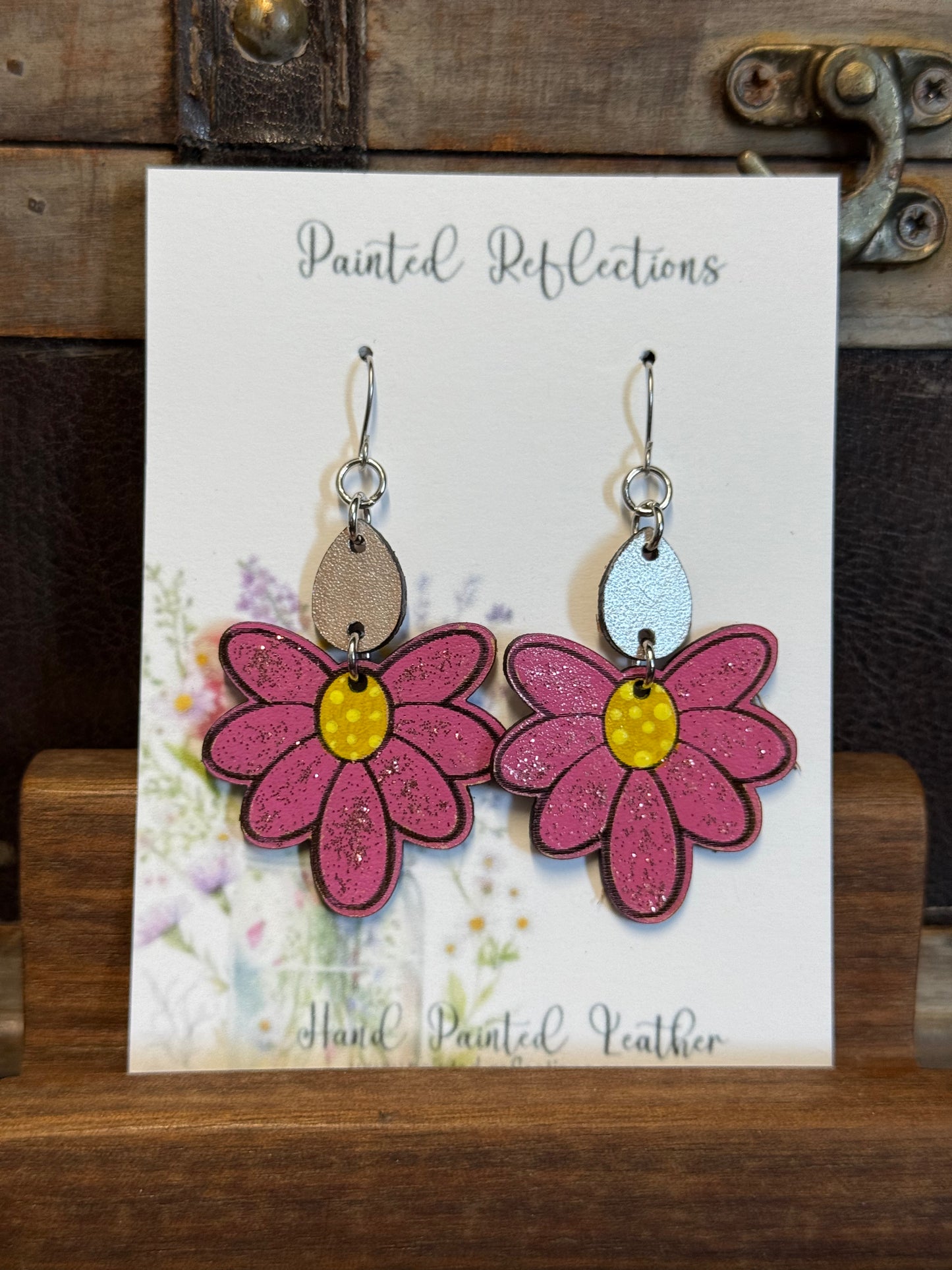 Half Daisy Earrings