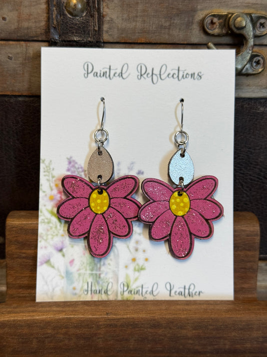 Half Daisy Earrings
