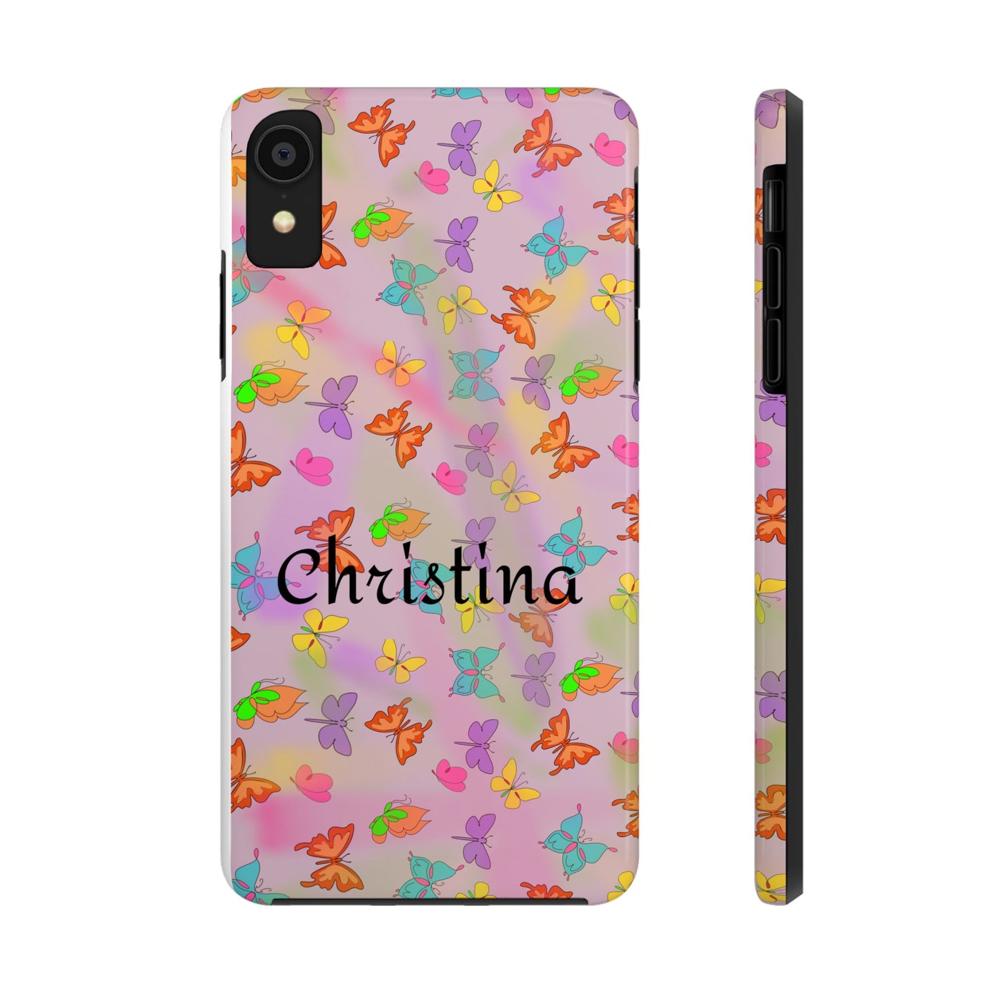 Butterfly Phone Case Personalized with Name