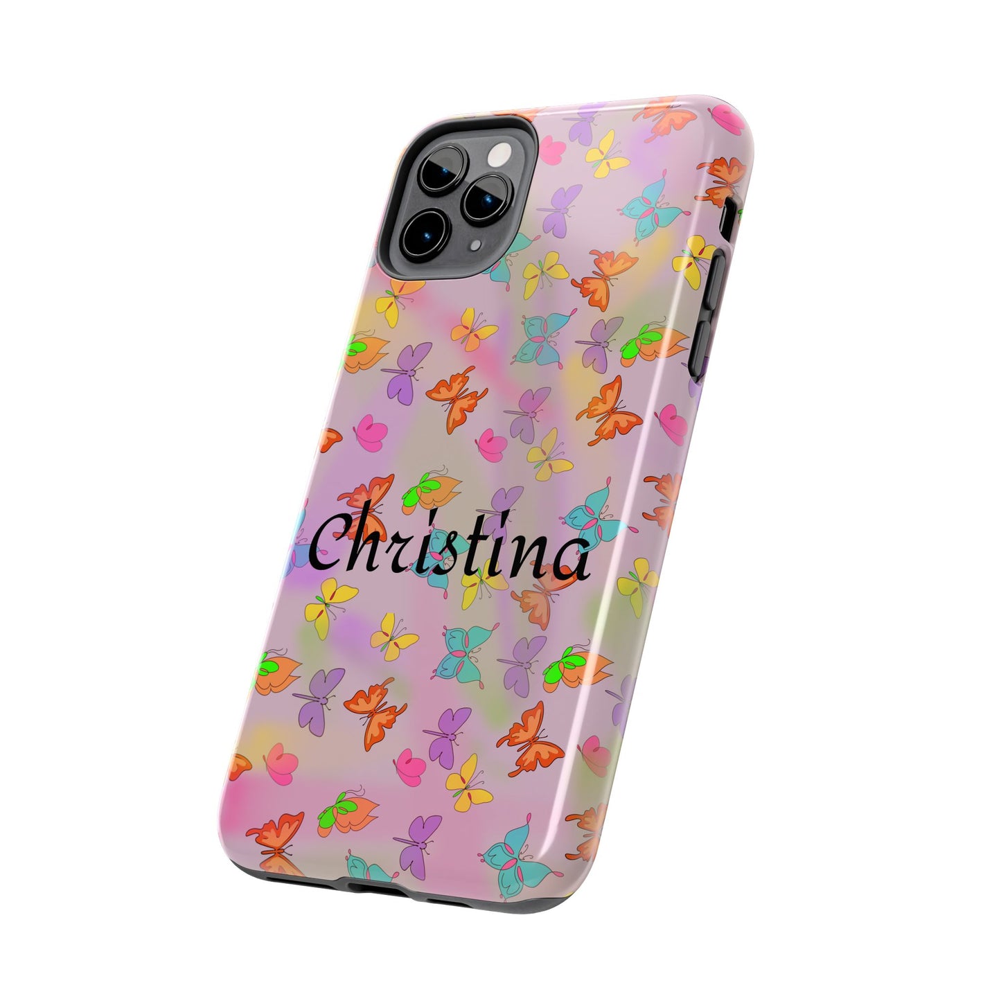 Butterfly Phone Case Personalized with Name