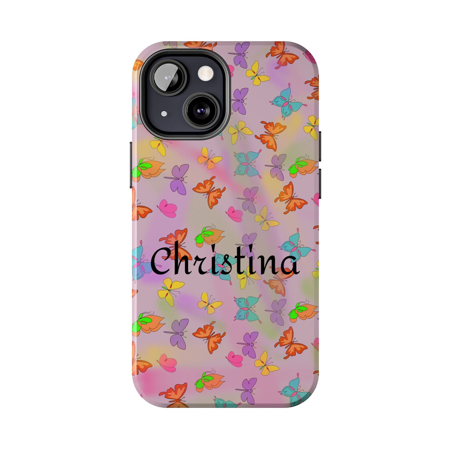 Butterfly Phone Case Personalized with Name