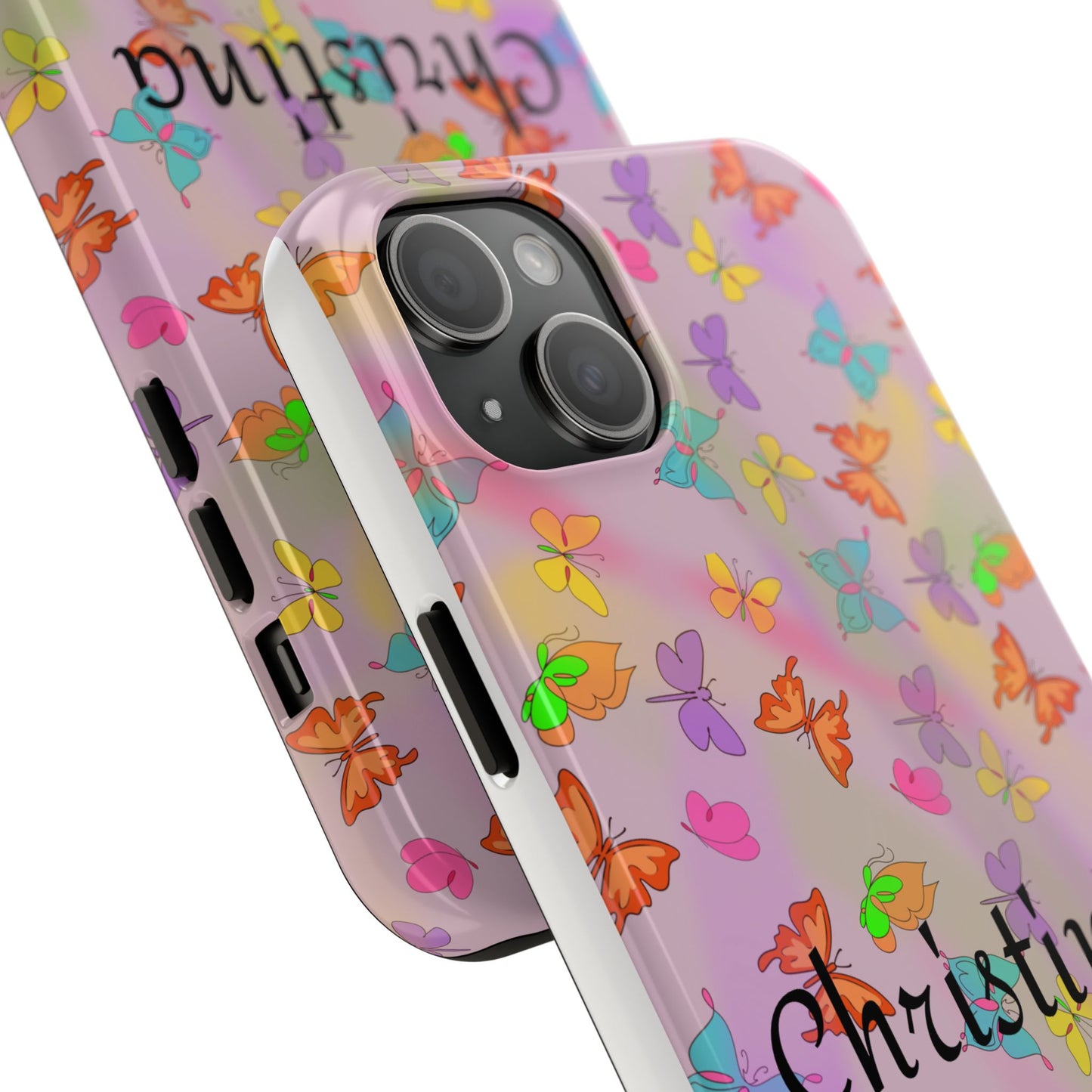 Butterfly Phone Case Personalized with Name