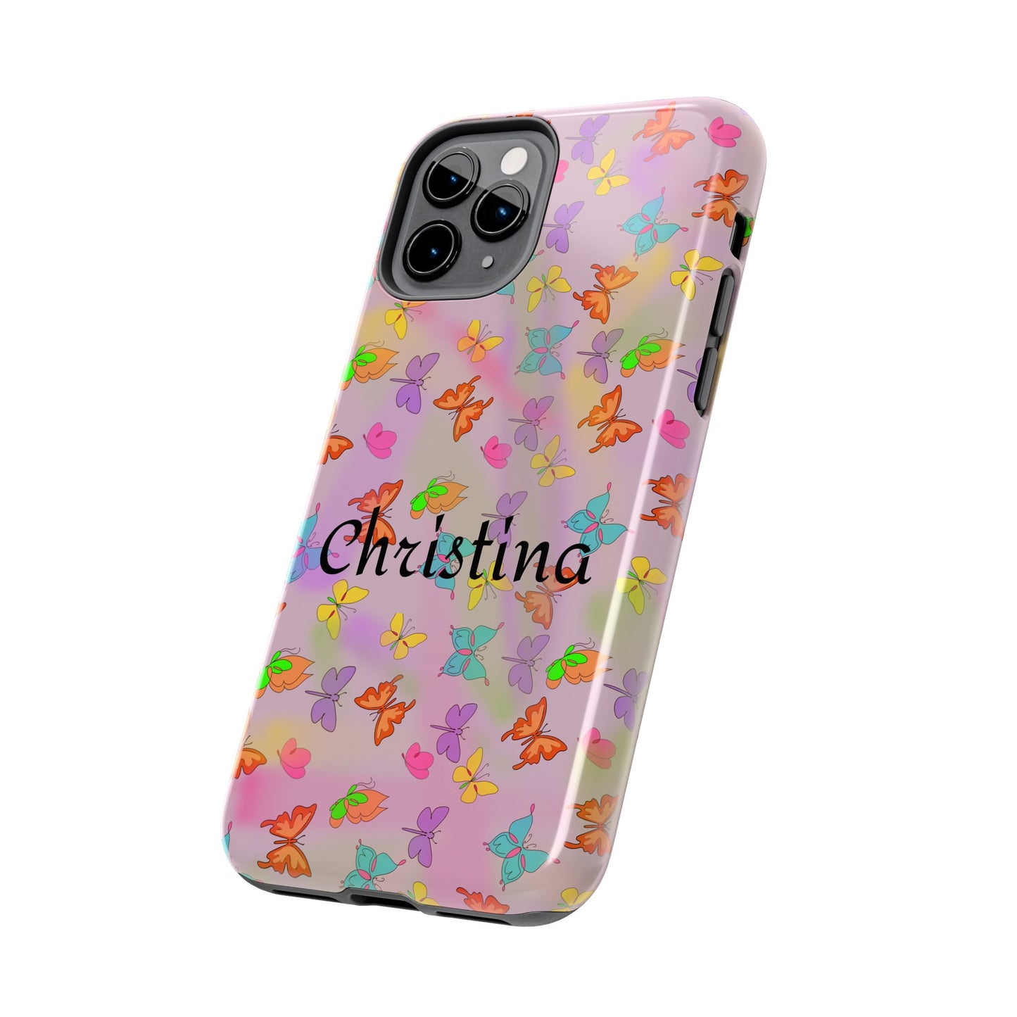 Butterfly Phone Case Personalized with Name