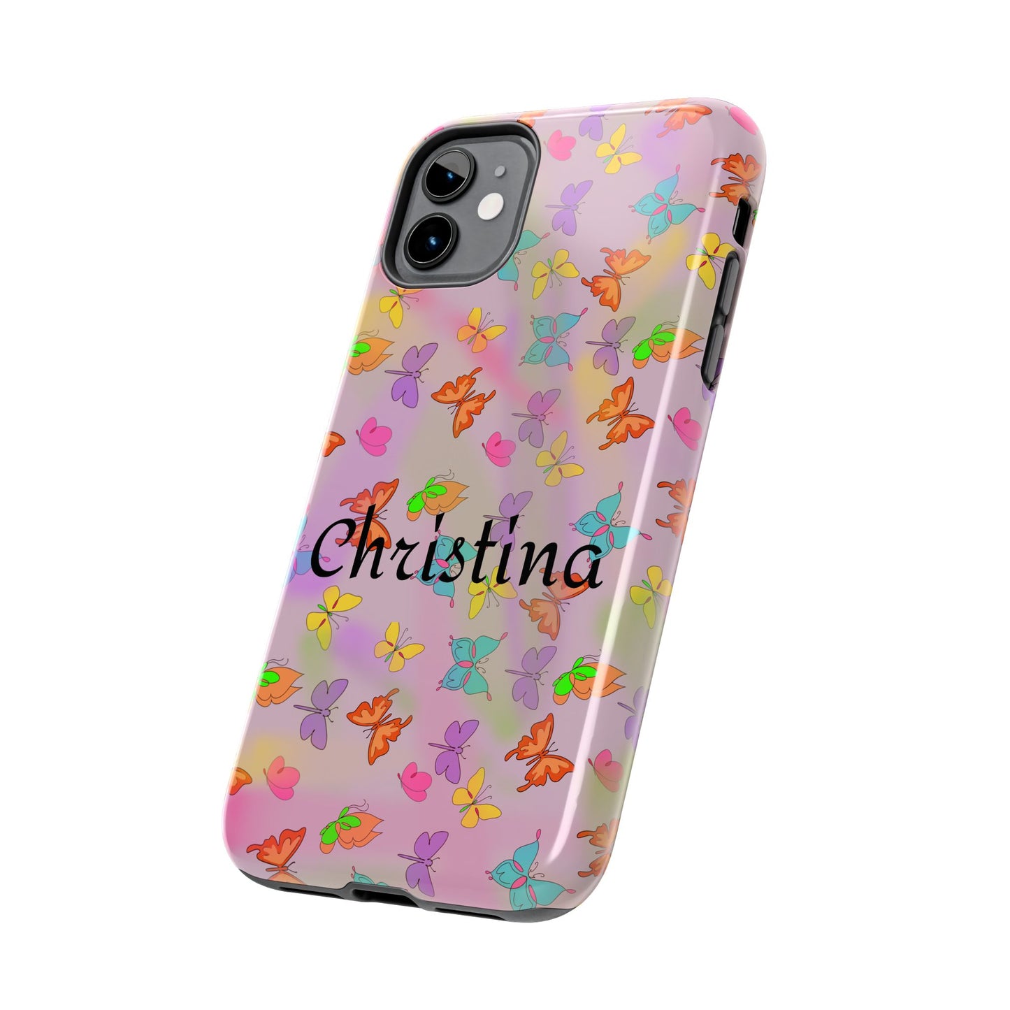 Butterfly Phone Case Personalized with Name