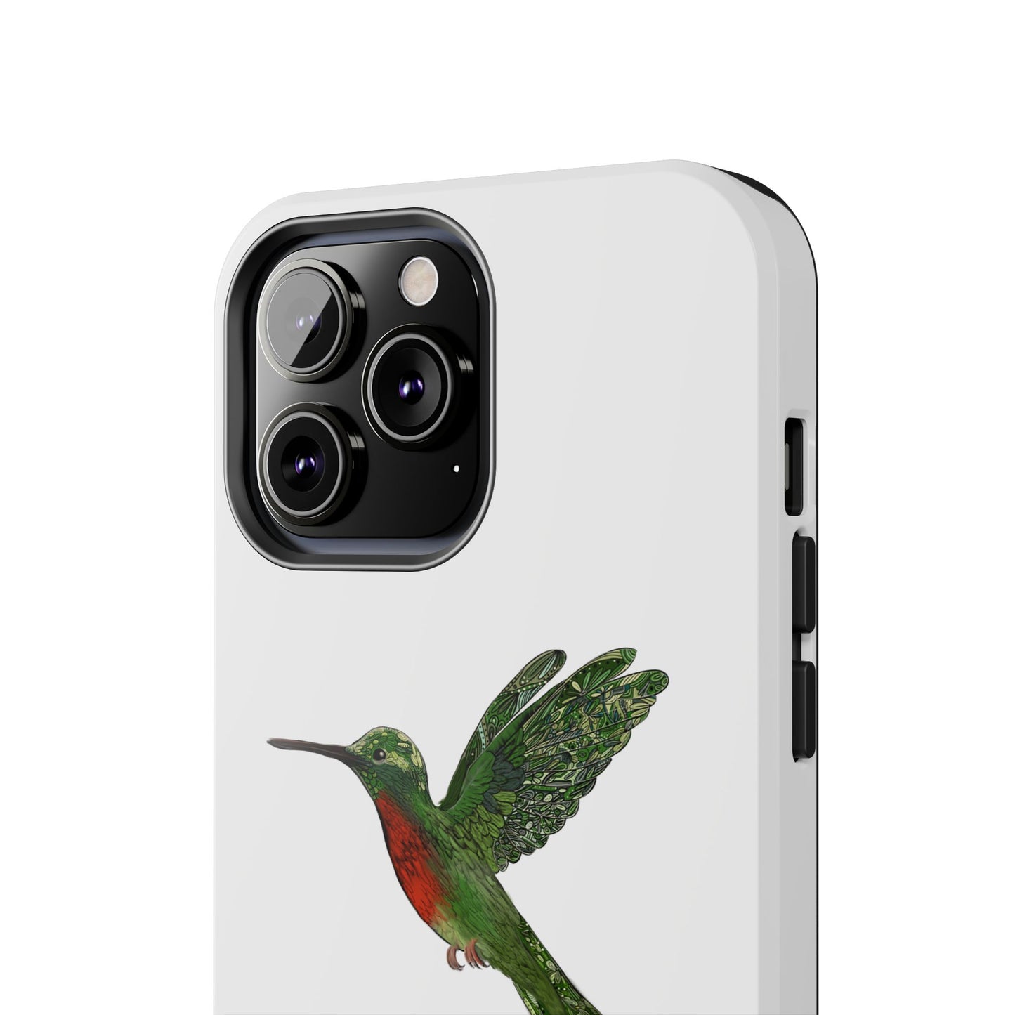 Phone Case - Hummingbird Drawing with Philippians 4:13 Verse