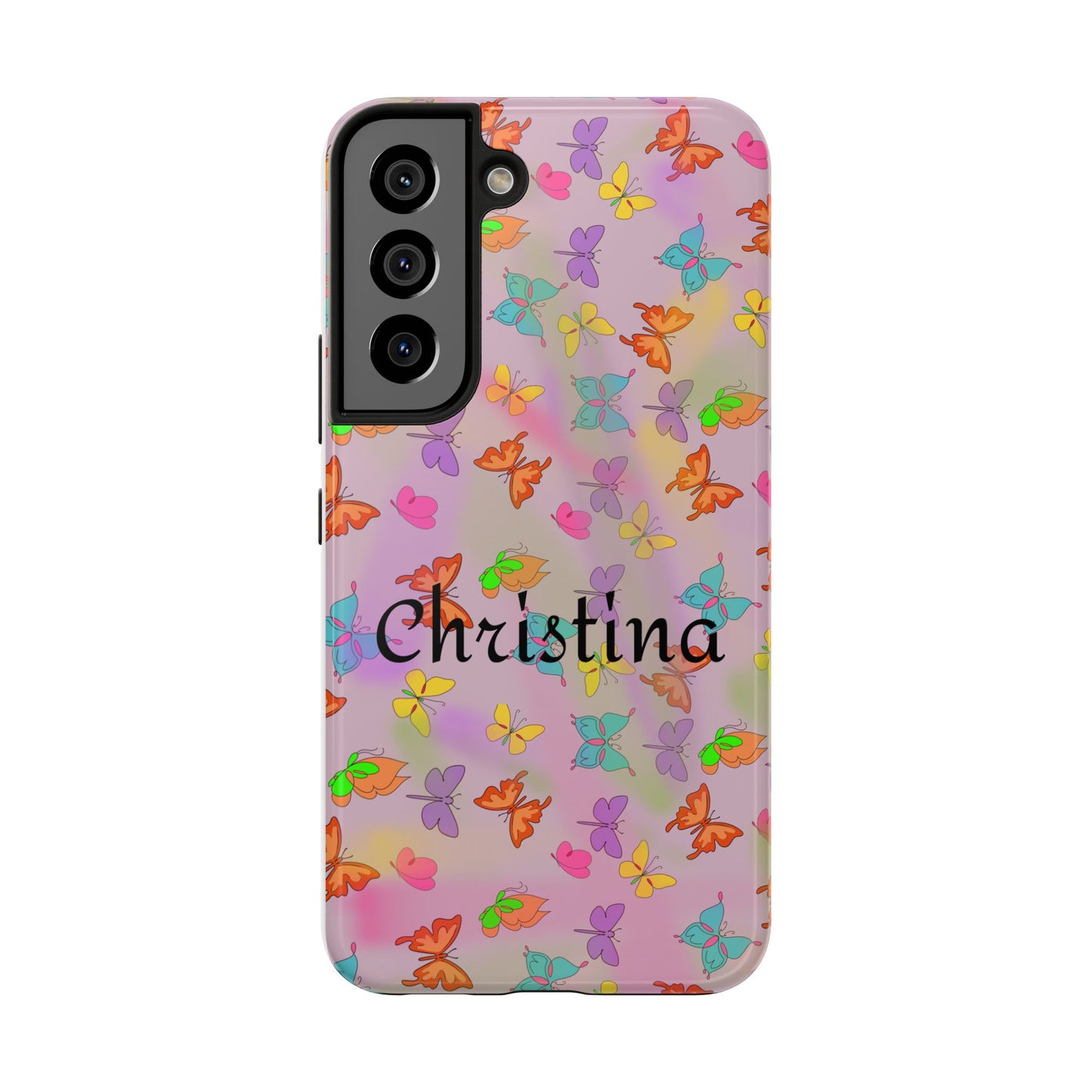 Butterfly Phone Case Personalized with Name