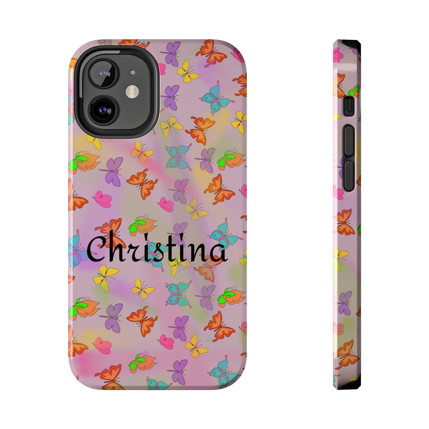 Butterfly Phone Case Personalized with Name