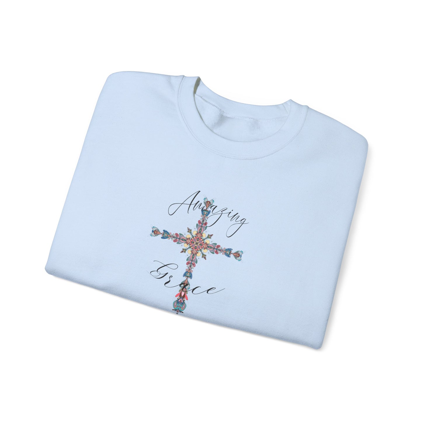 Pastel Cross Crewneck Sweatshirt