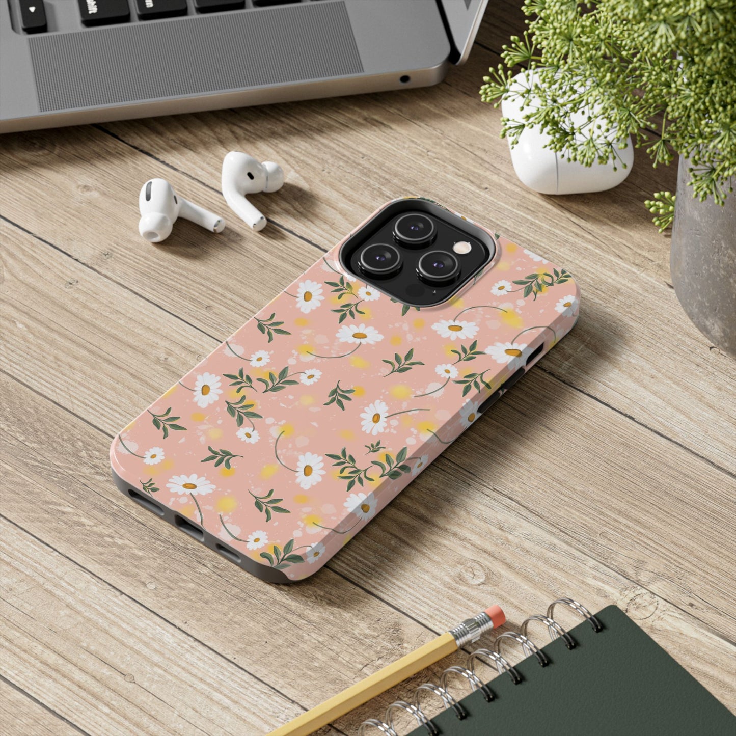 Watercolor Daisy Tough Phone Case