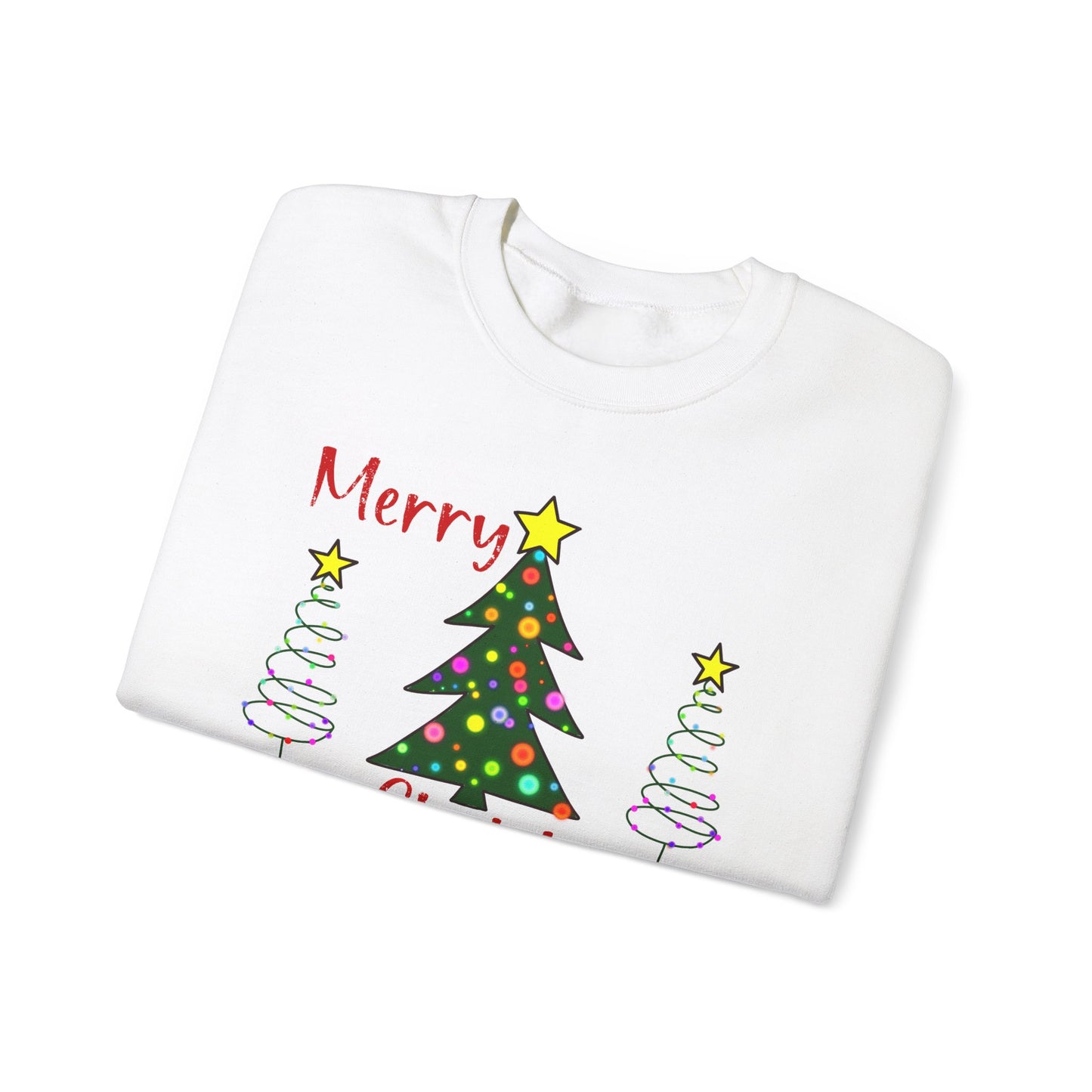 Christmas Trees Crewneck Sweatshirt Merry Christmas Shirt