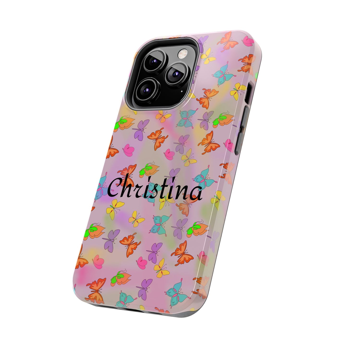 Butterfly Phone Case Personalized with Name