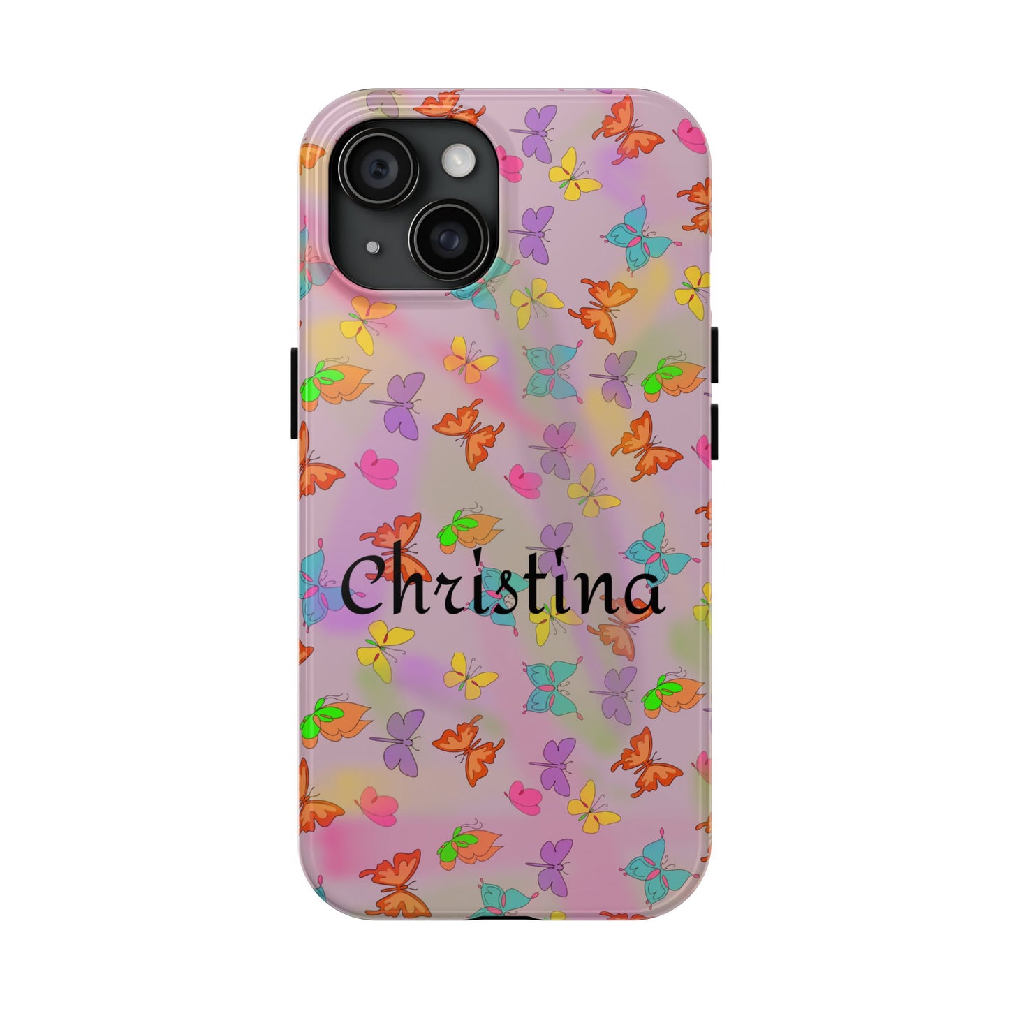 Butterfly Phone Case Personalized with Name