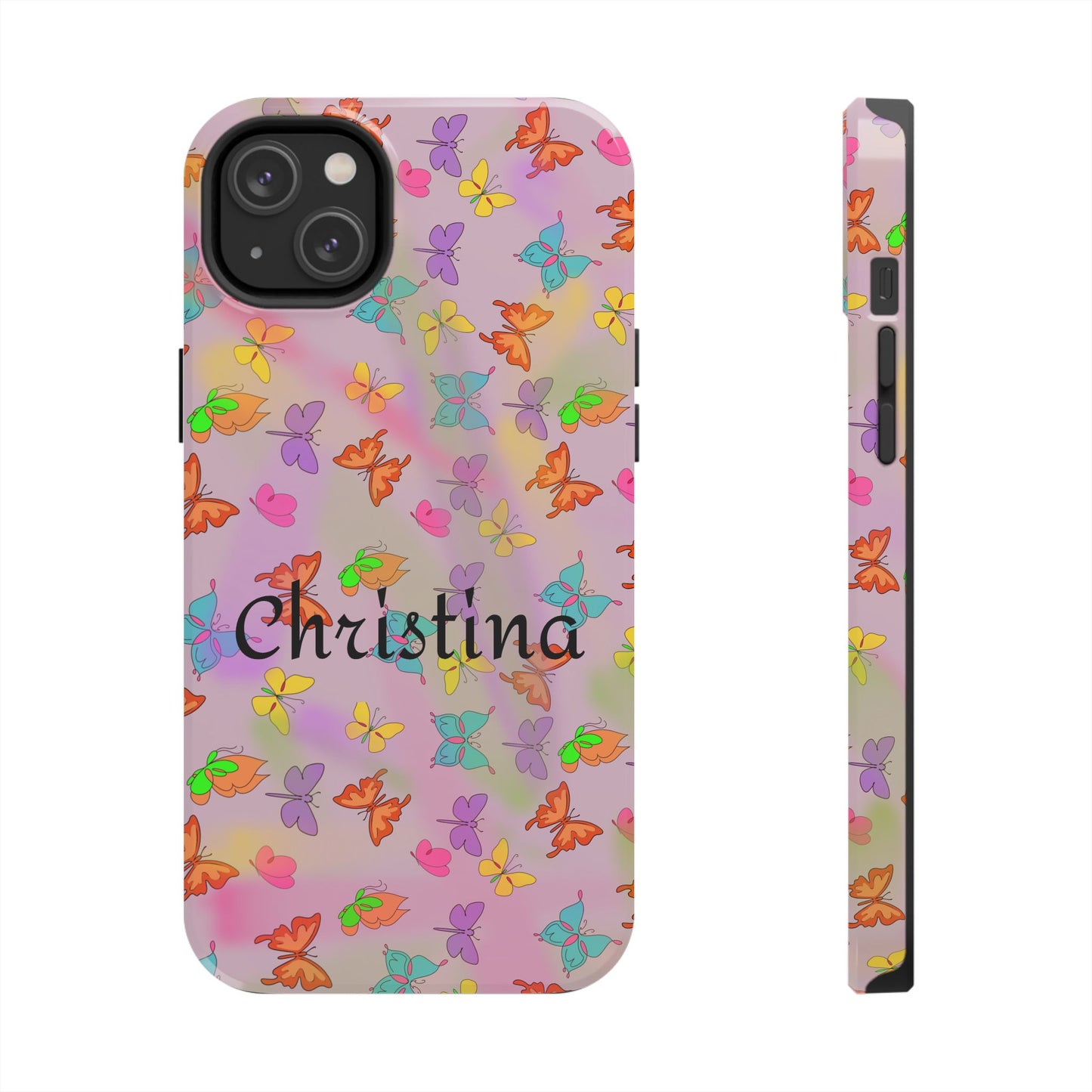 Butterfly Phone Case Personalized with Name