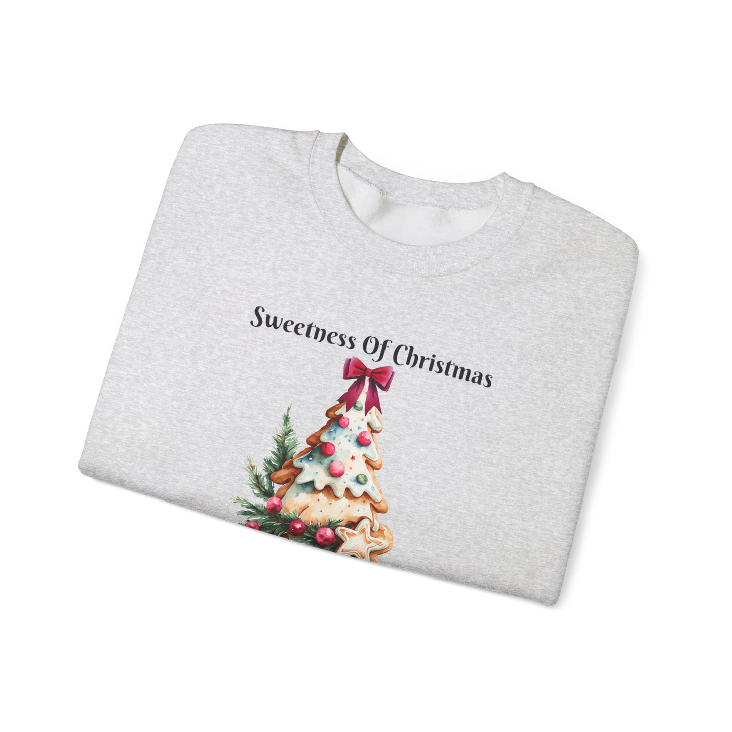 Personalized Gingerbread Cookies Crewneck Sweatshirt - Custom Sweet Children Names Holiday Gift