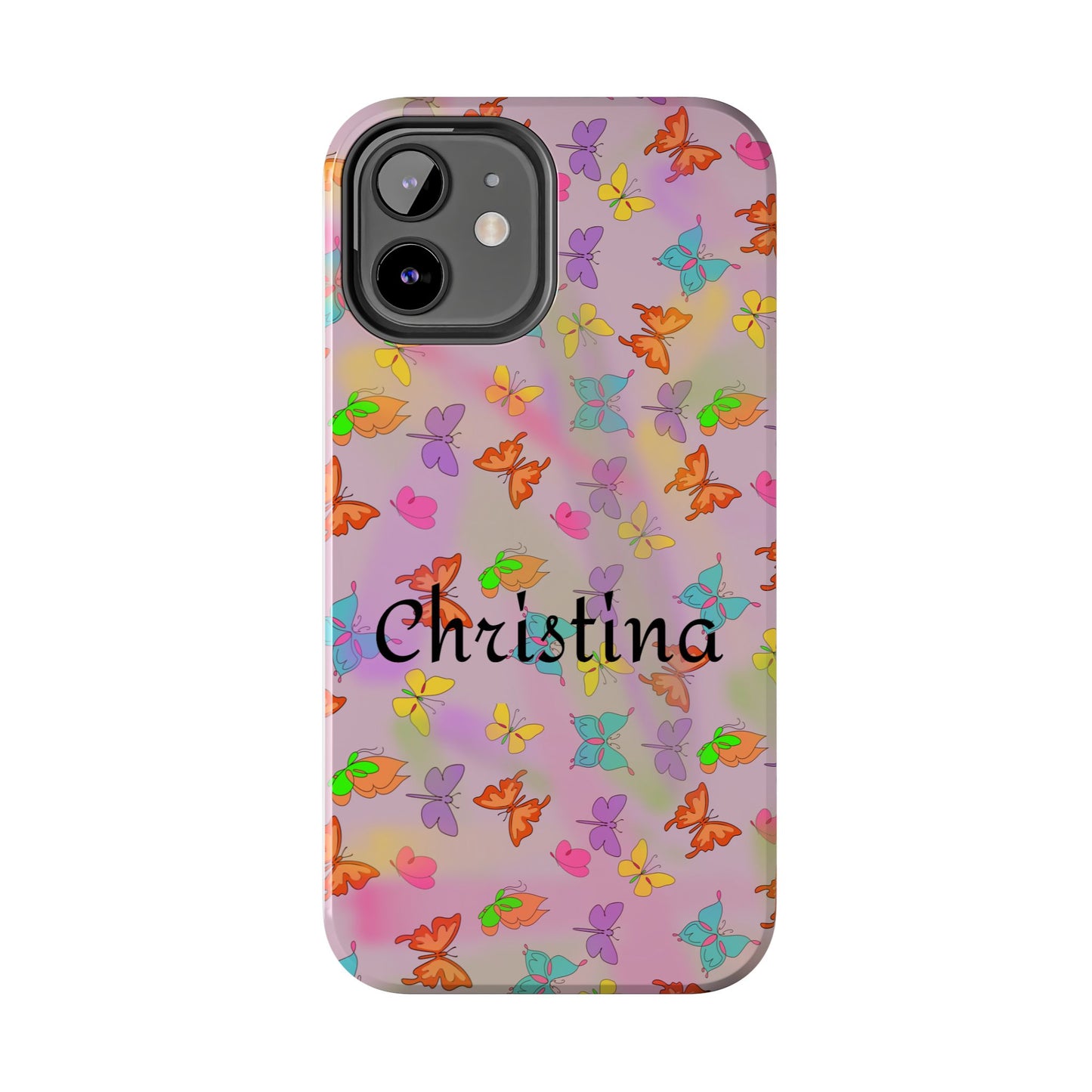 Butterfly Phone Case Personalized with Name