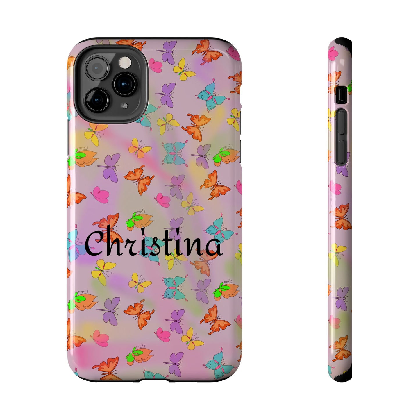 Butterfly Phone Case Personalized with Name