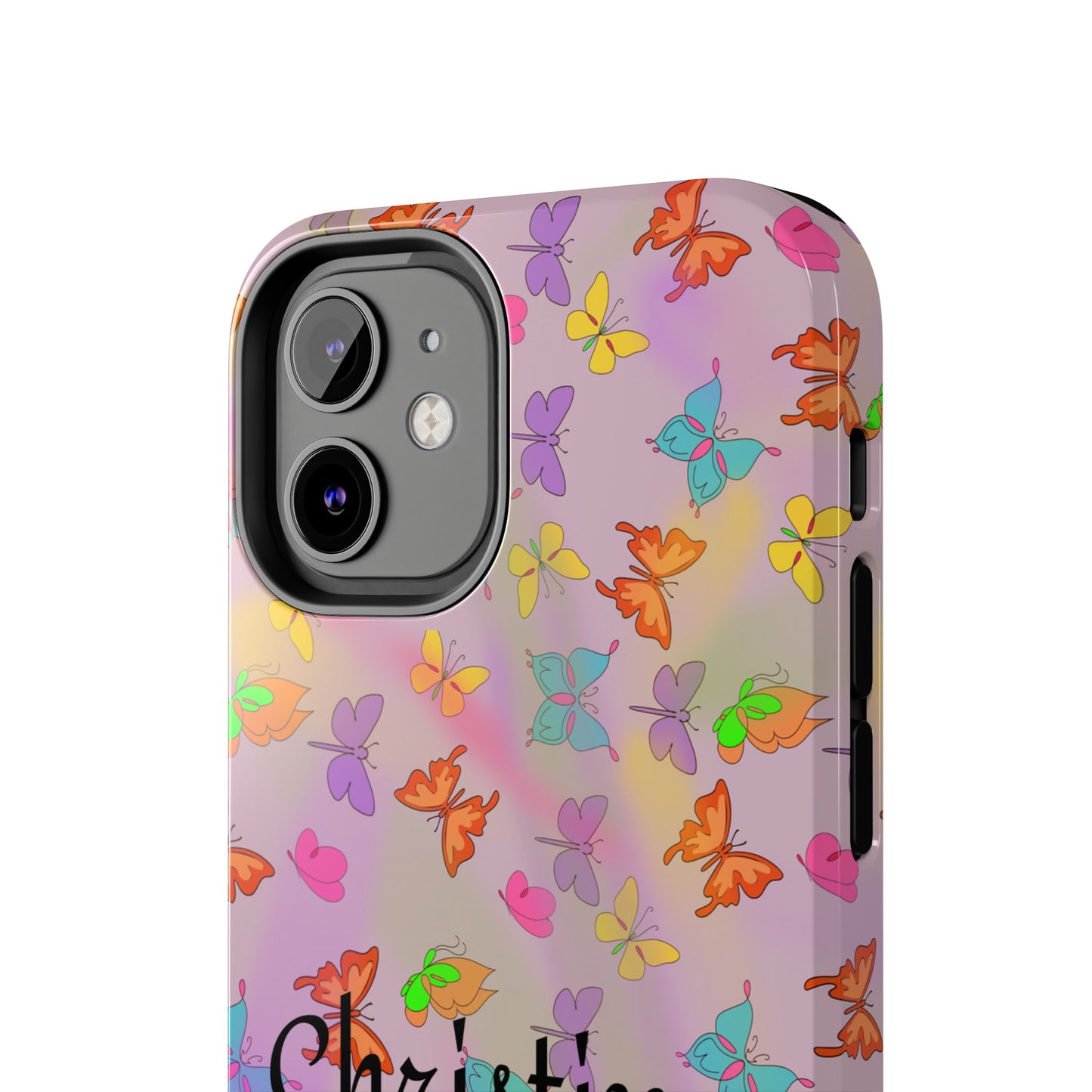 Butterfly Phone Case Personalized with Name