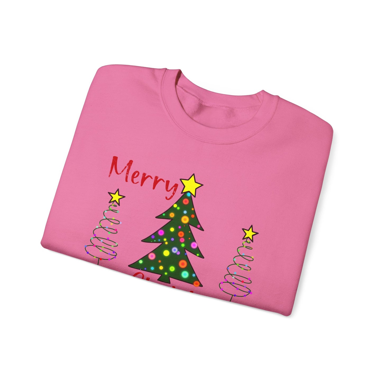 Christmas Trees Crewneck Sweatshirt Merry Christmas Shirt