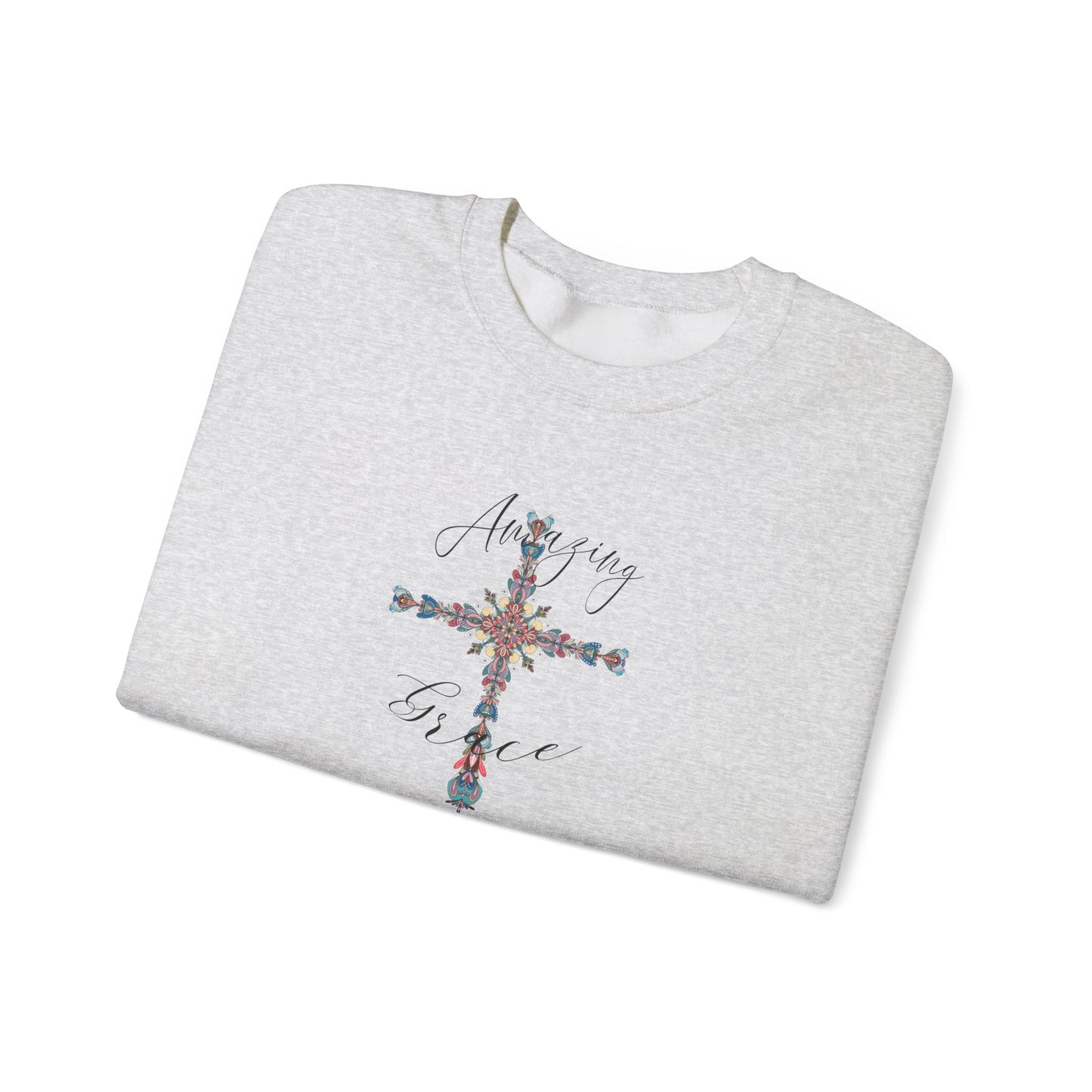 Pastel Cross Crewneck Sweatshirt