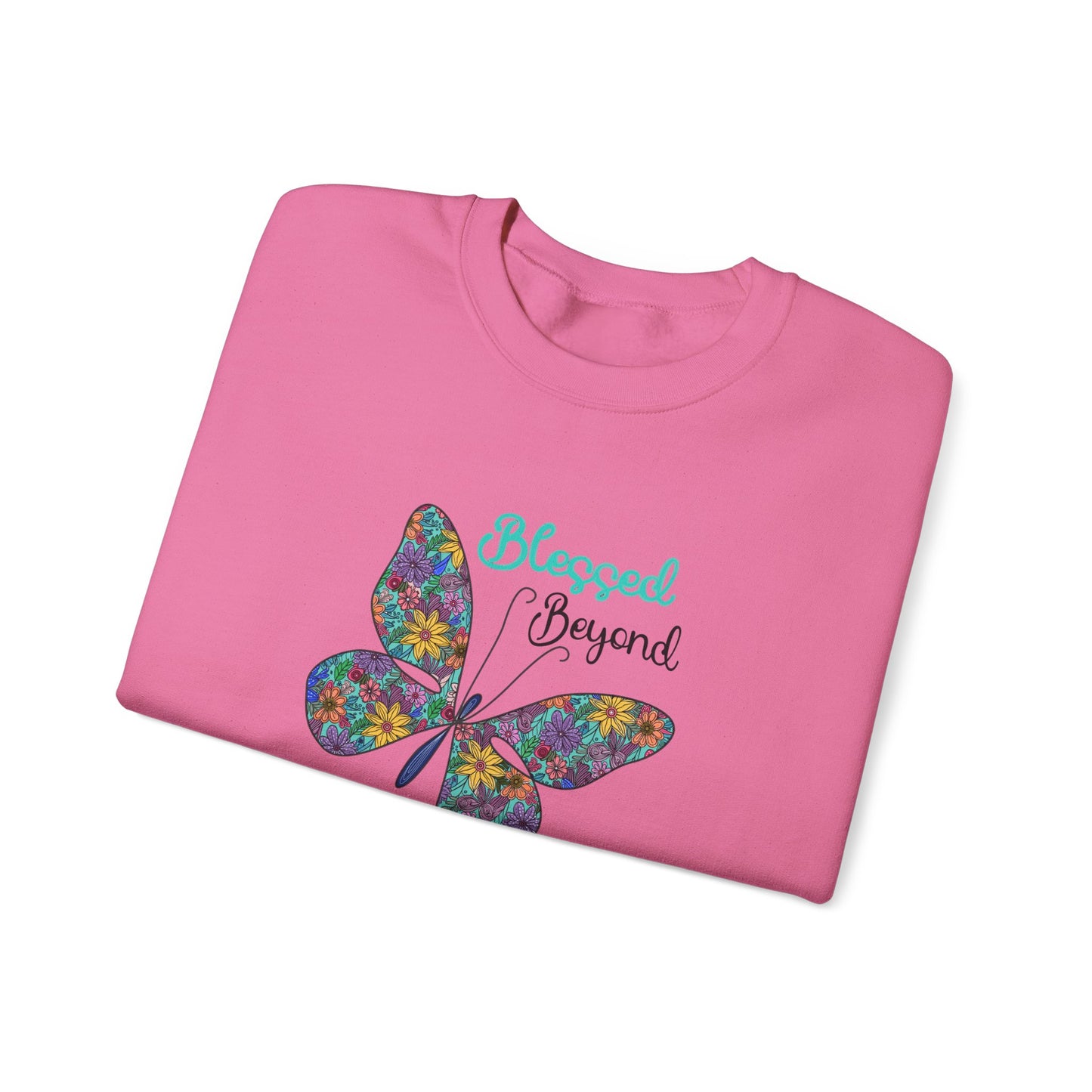 Blessed Beyond Butterfly Crewneck Sweatshirt