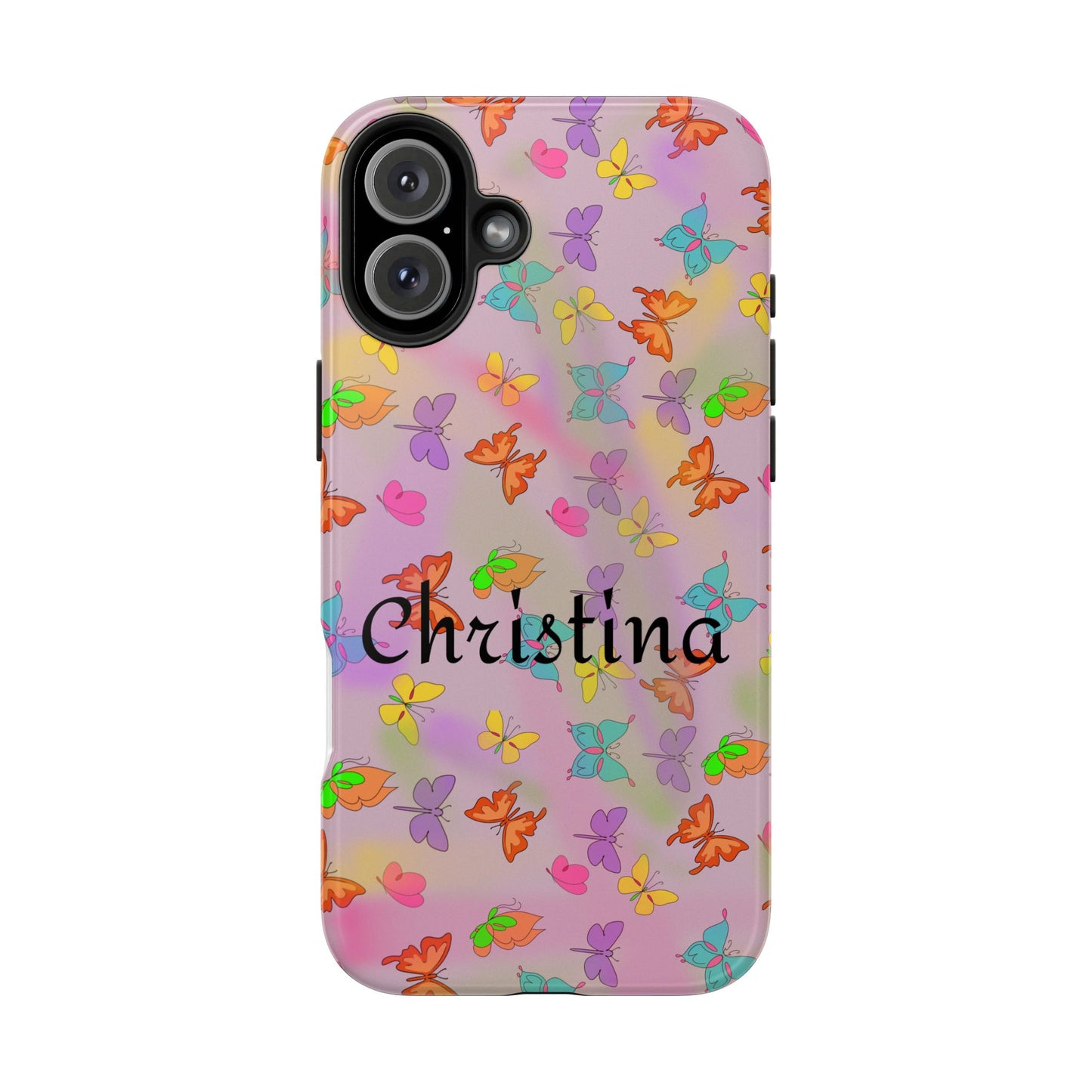 Butterfly Phone Case Personalized with Name