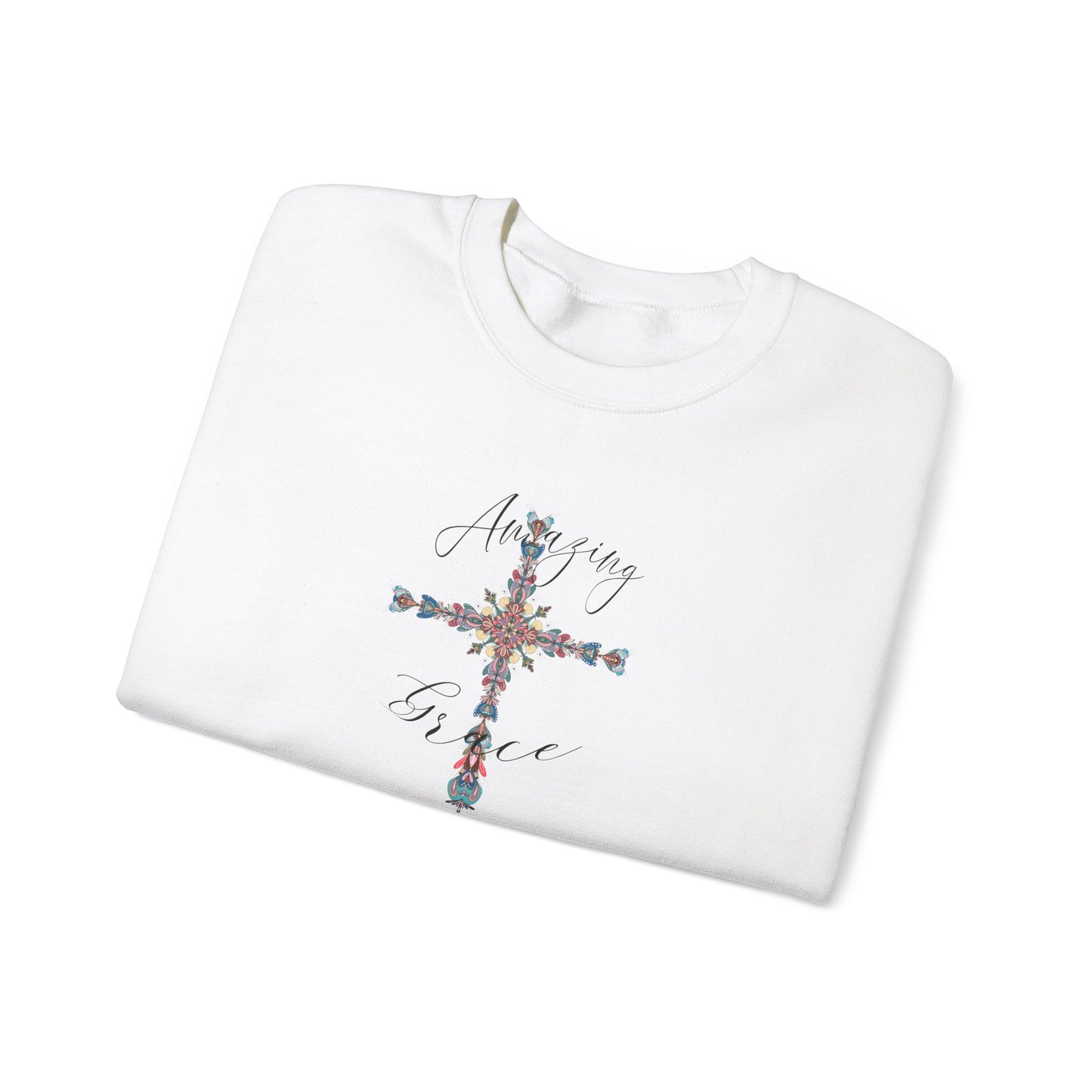 Pastel Cross Crewneck Sweatshirt