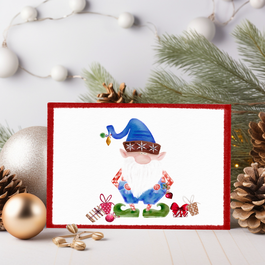 Hand Painted Christmas Gnome