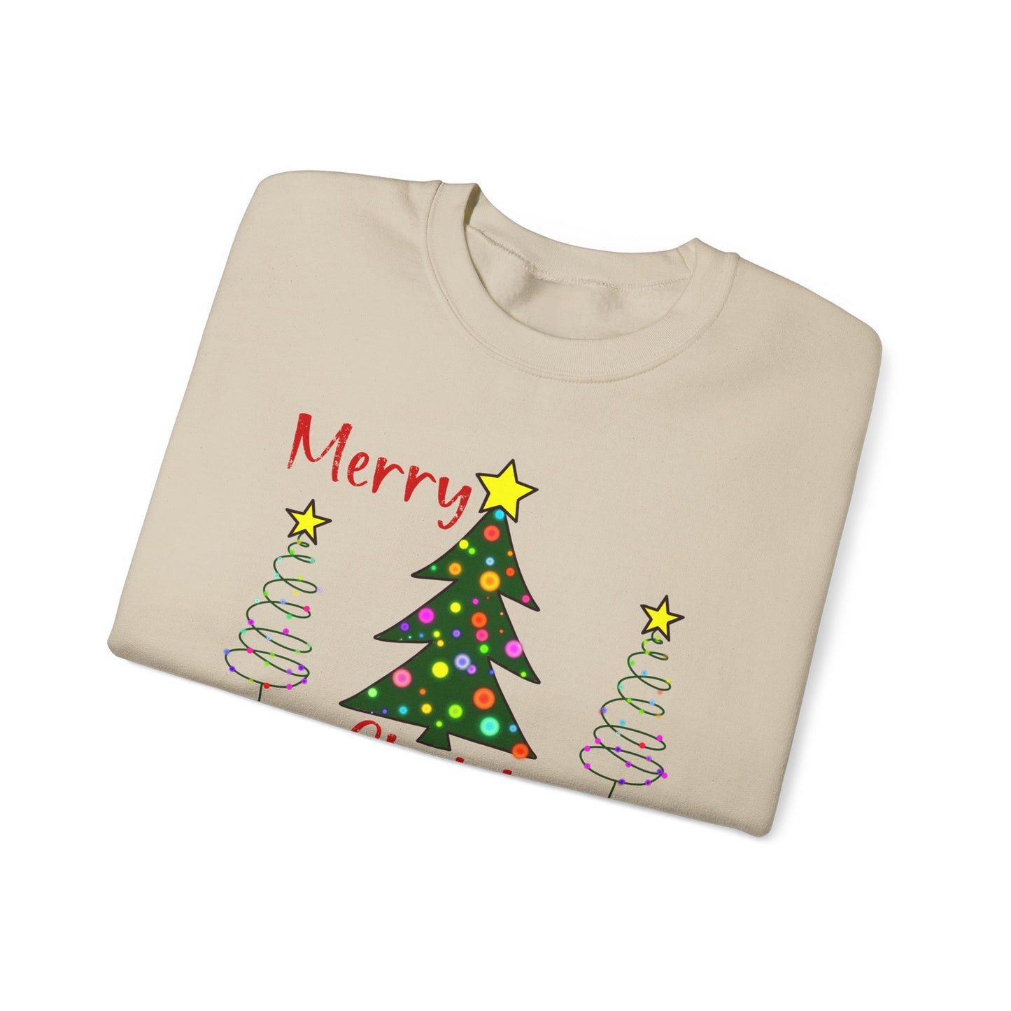 Christmas Trees Crewneck Sweatshirt Merry Christmas Shirt