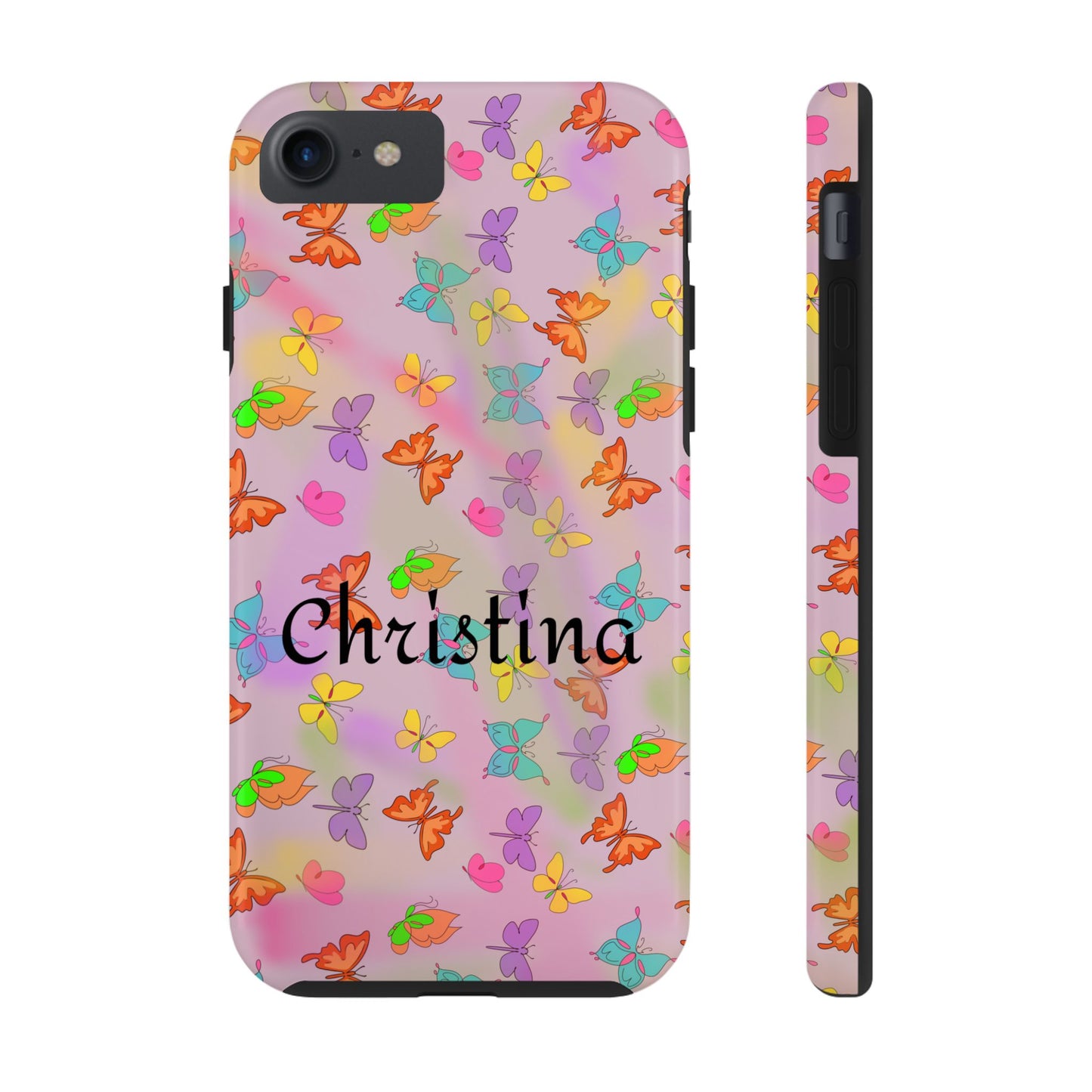 Butterfly Phone Case Personalized with Name