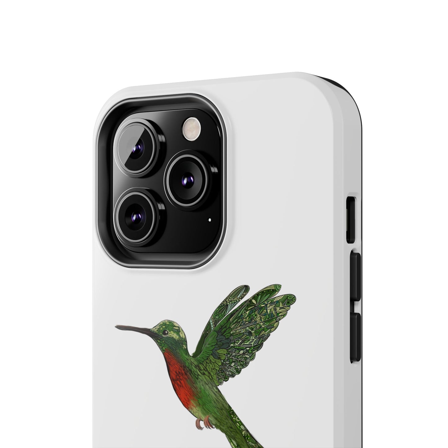 Phone Case - Hummingbird Drawing with Philippians 4:13 Verse