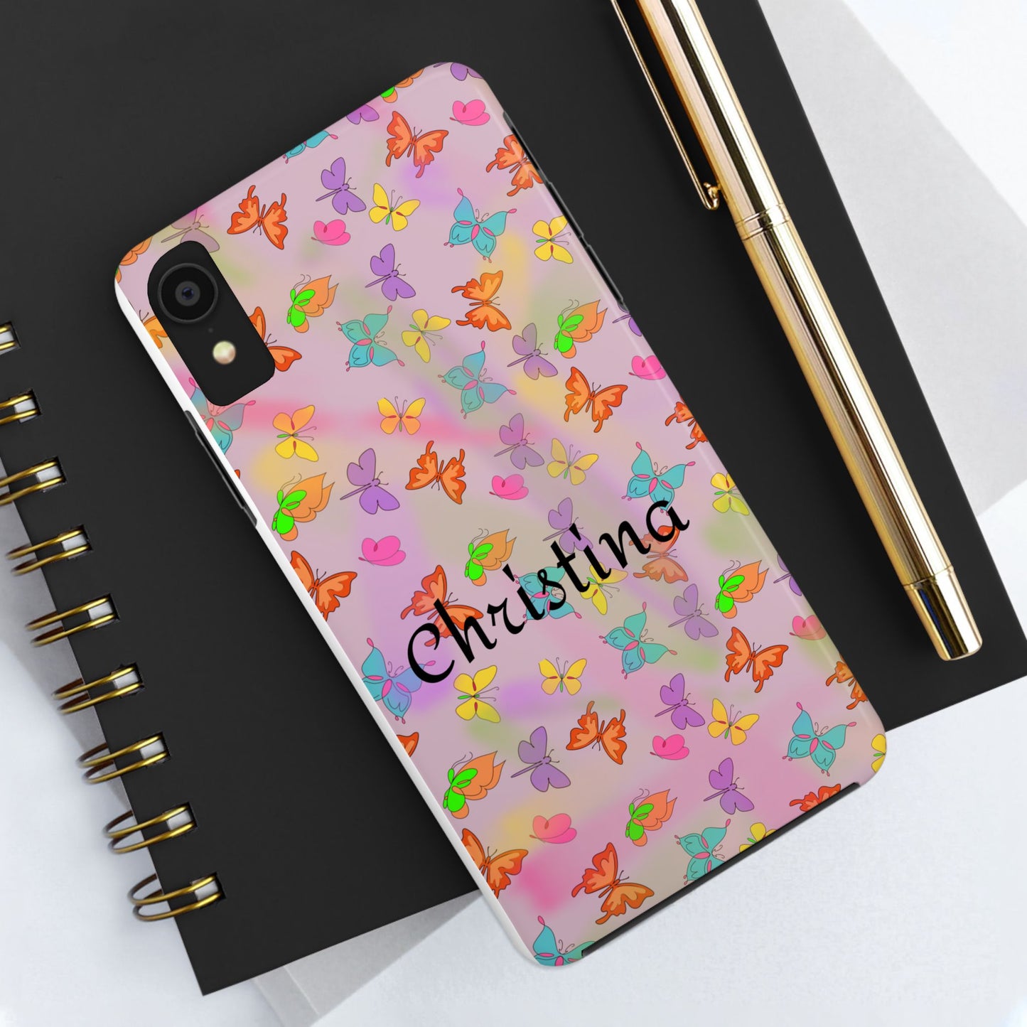 Butterfly Phone Case Personalized with Name