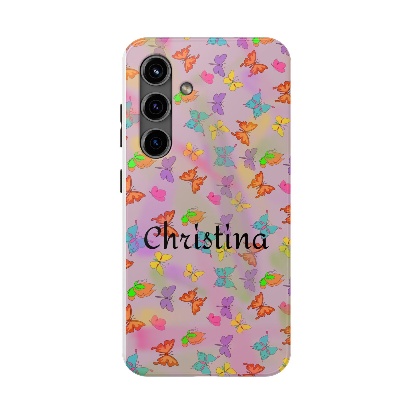 Butterfly Phone Case Personalized with Name