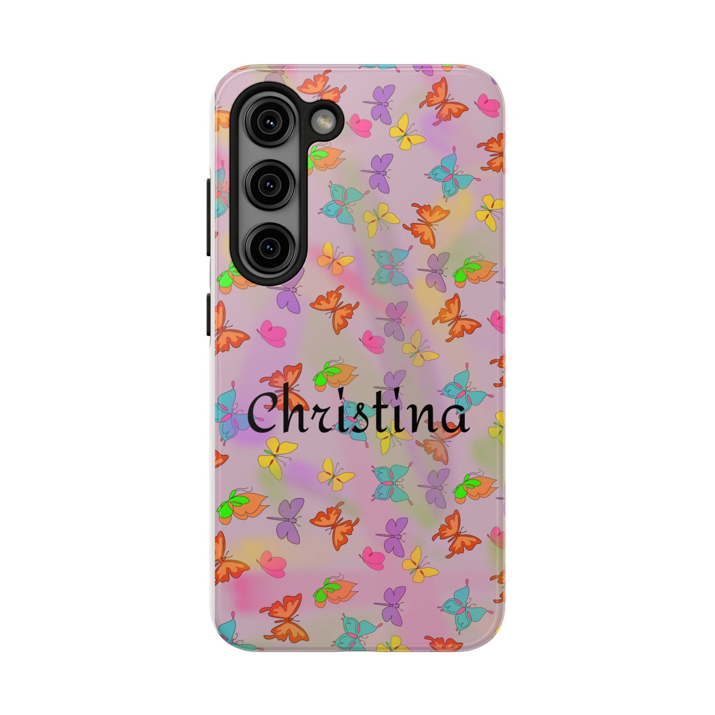 Butterfly Phone Case Personalized with Name