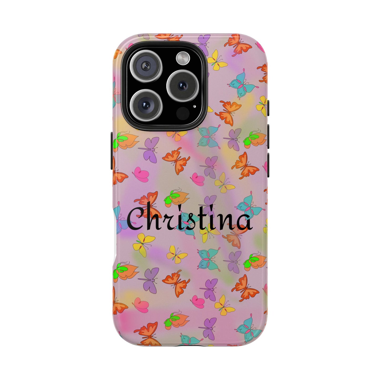 Butterfly Phone Case Personalized with Name