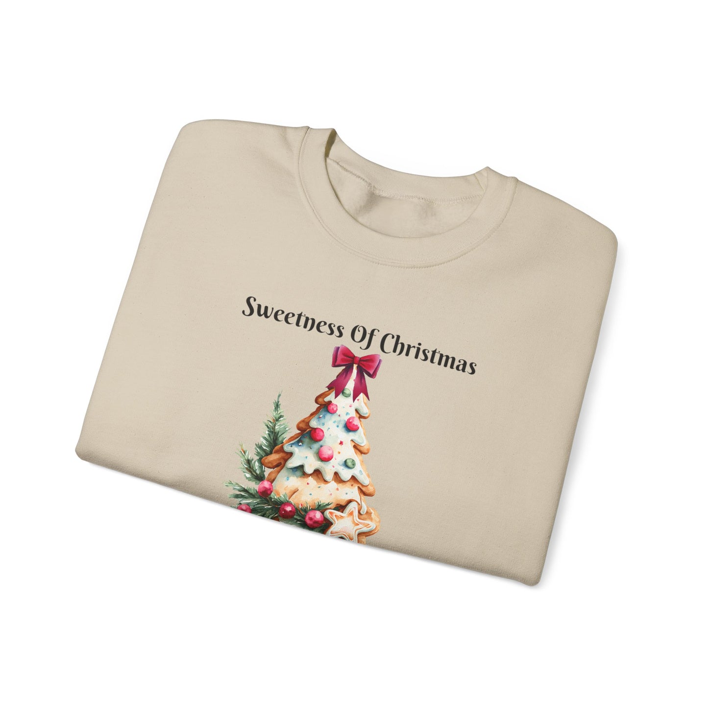 Personalized Gingerbread Cookies Crewneck Sweatshirt - Custom Sweet Children Names Holiday Gift