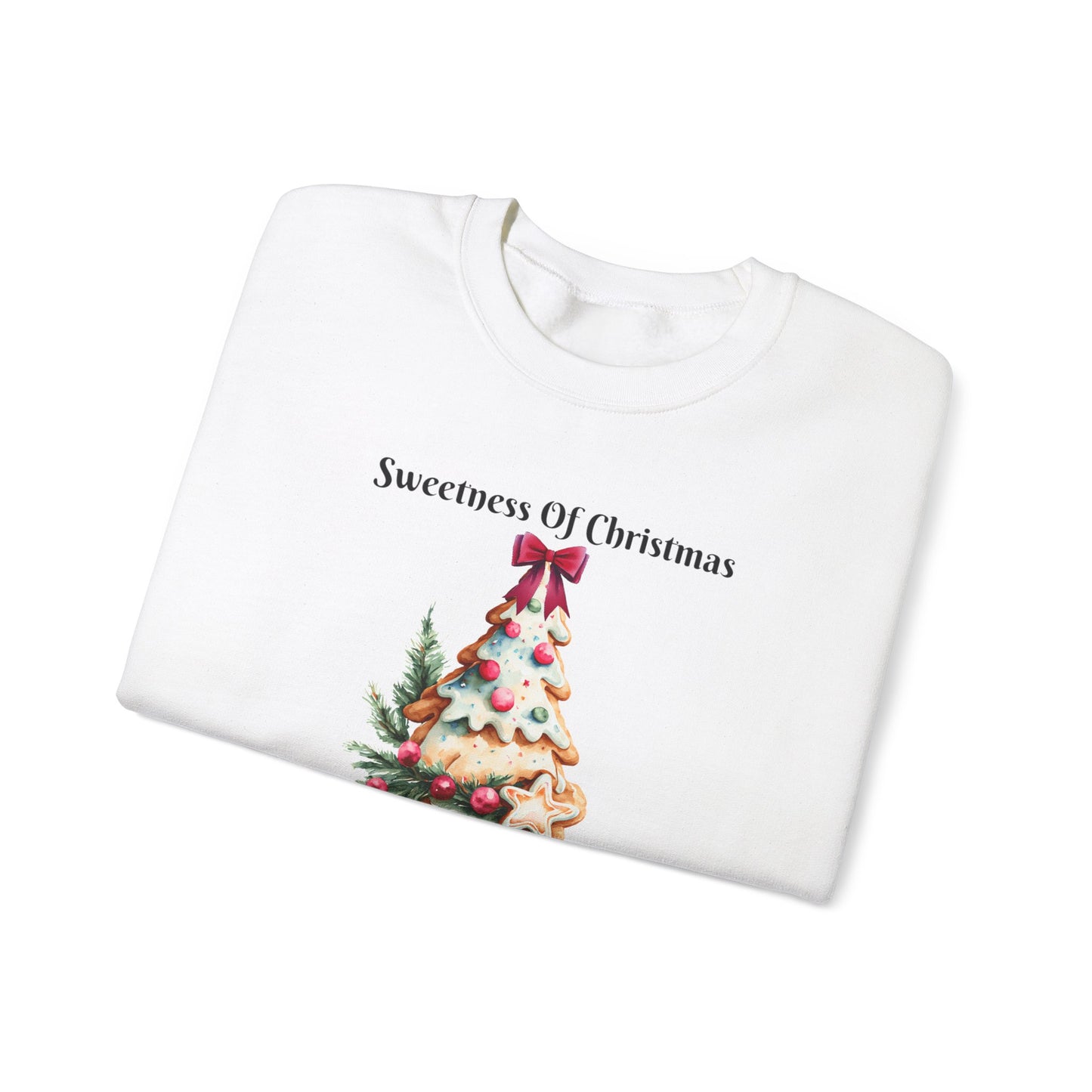 Personalized Gingerbread Cookies Crewneck Sweatshirt - Custom Sweet Children Names Holiday Gift