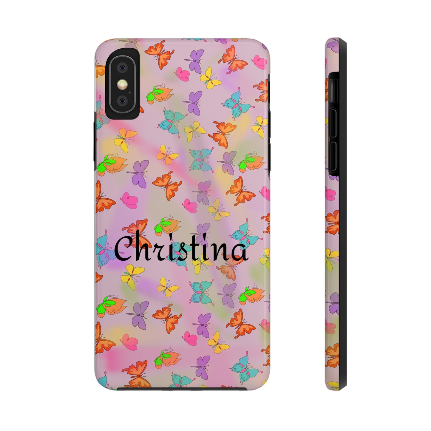 Butterfly Phone Case Personalized with Name