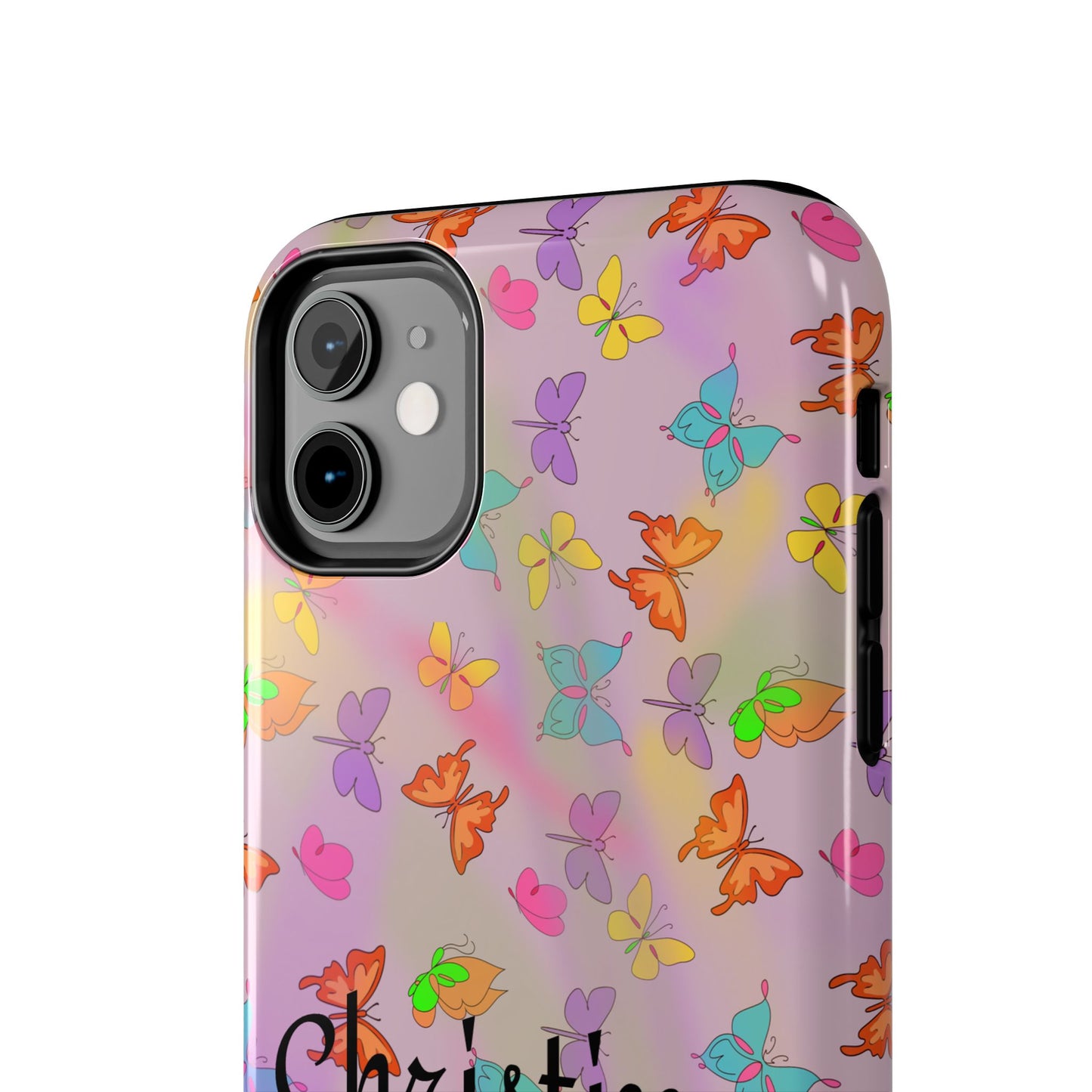 Butterfly Phone Case Personalized with Name