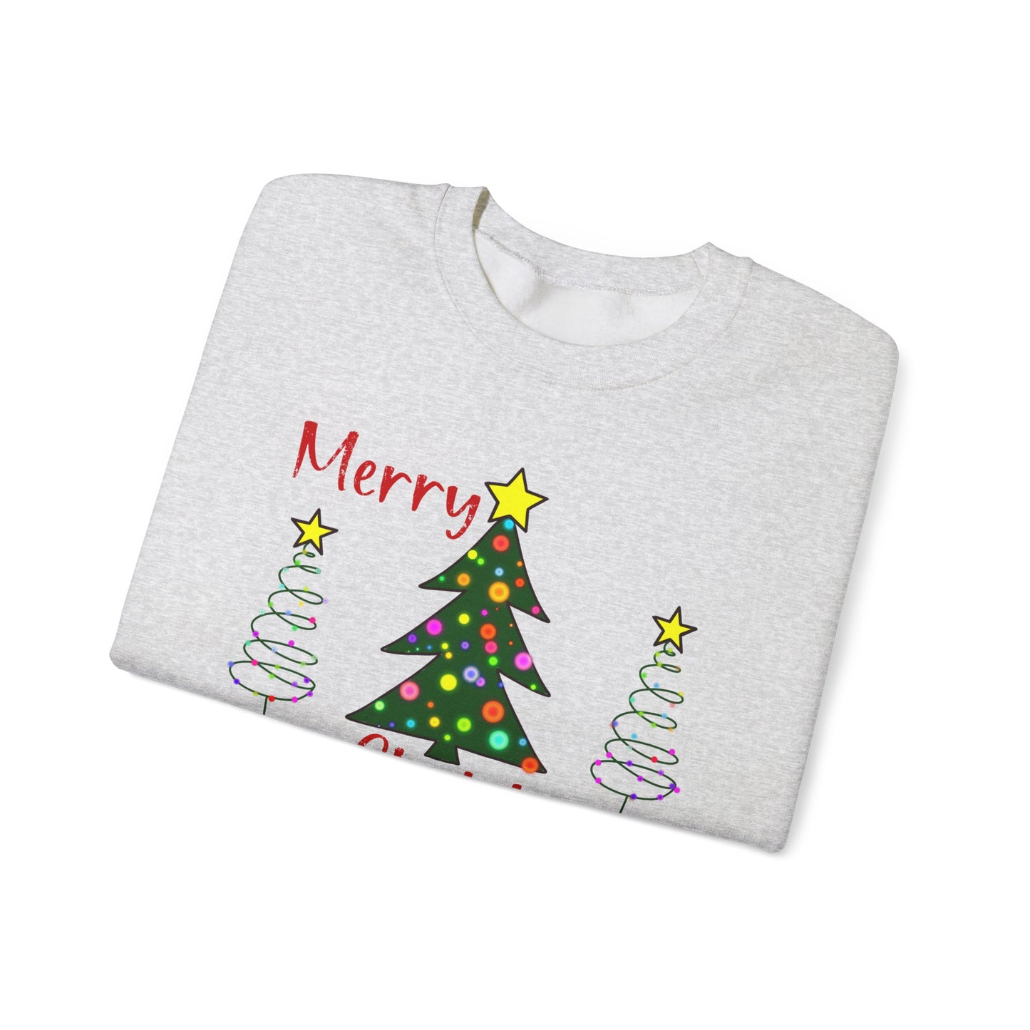 Christmas Trees Crewneck Sweatshirt Merry Christmas Shirt