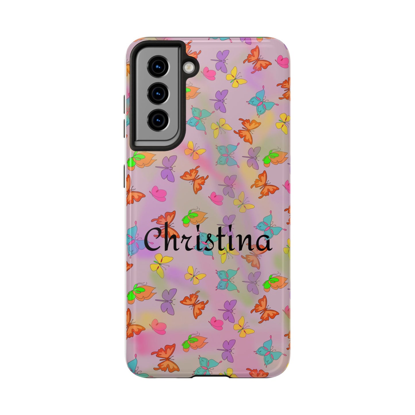 Butterfly Phone Case Personalized with Name