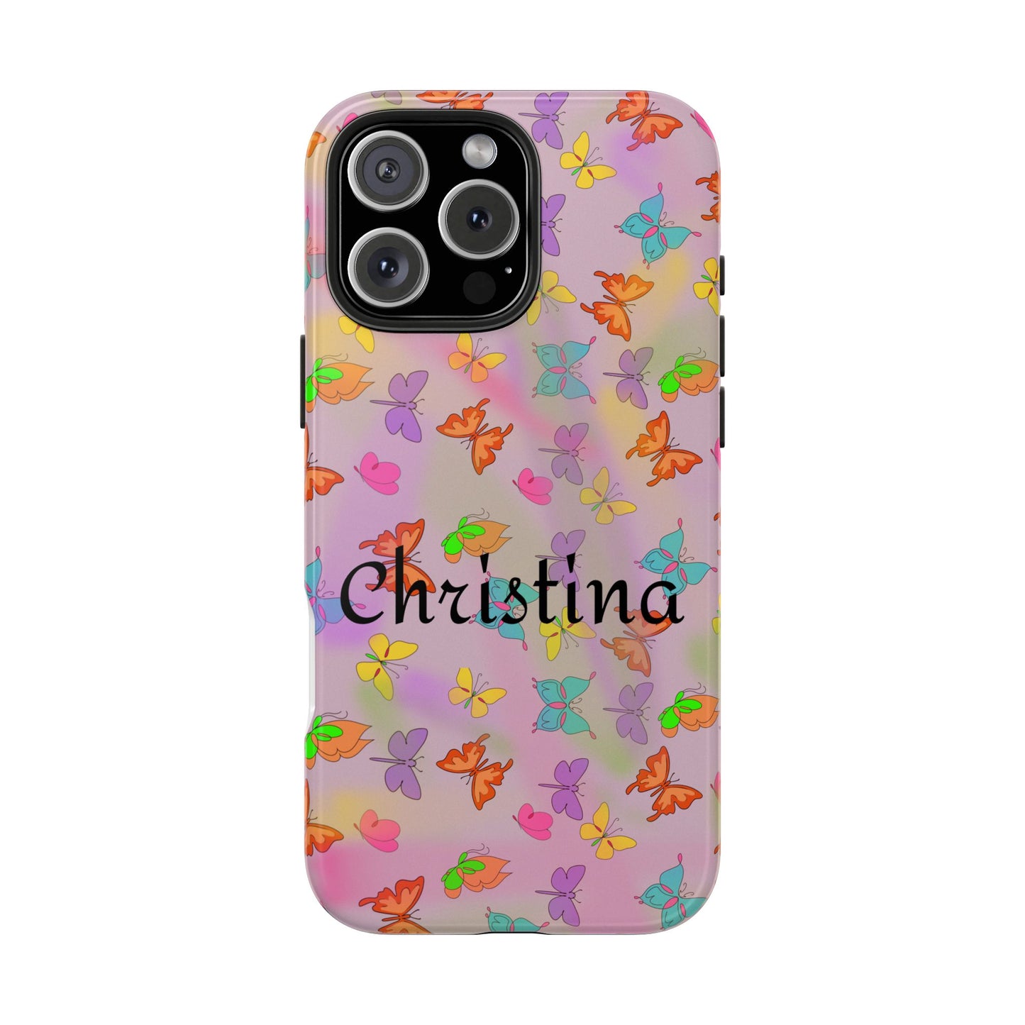 Butterfly Phone Case Personalized with Name