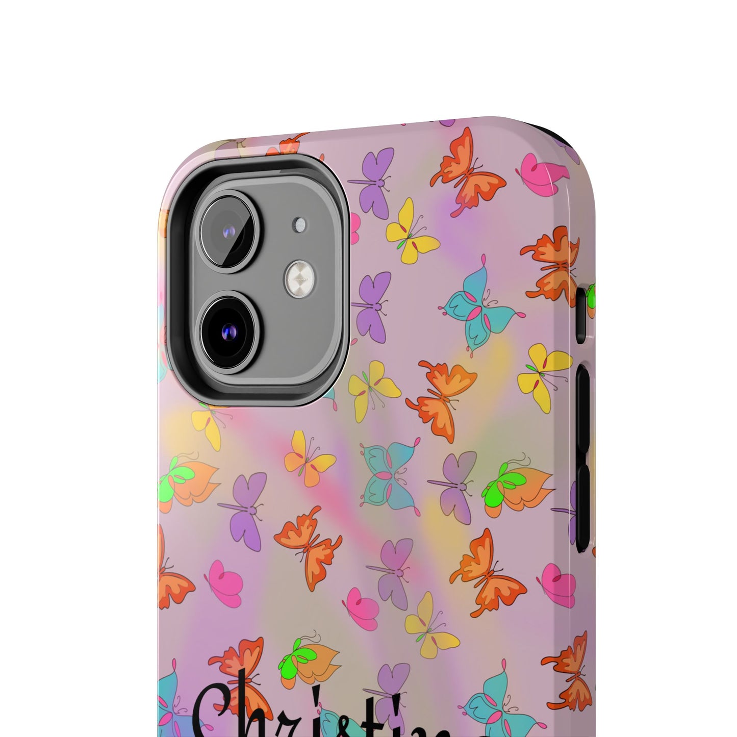 Butterfly Phone Case Personalized with Name