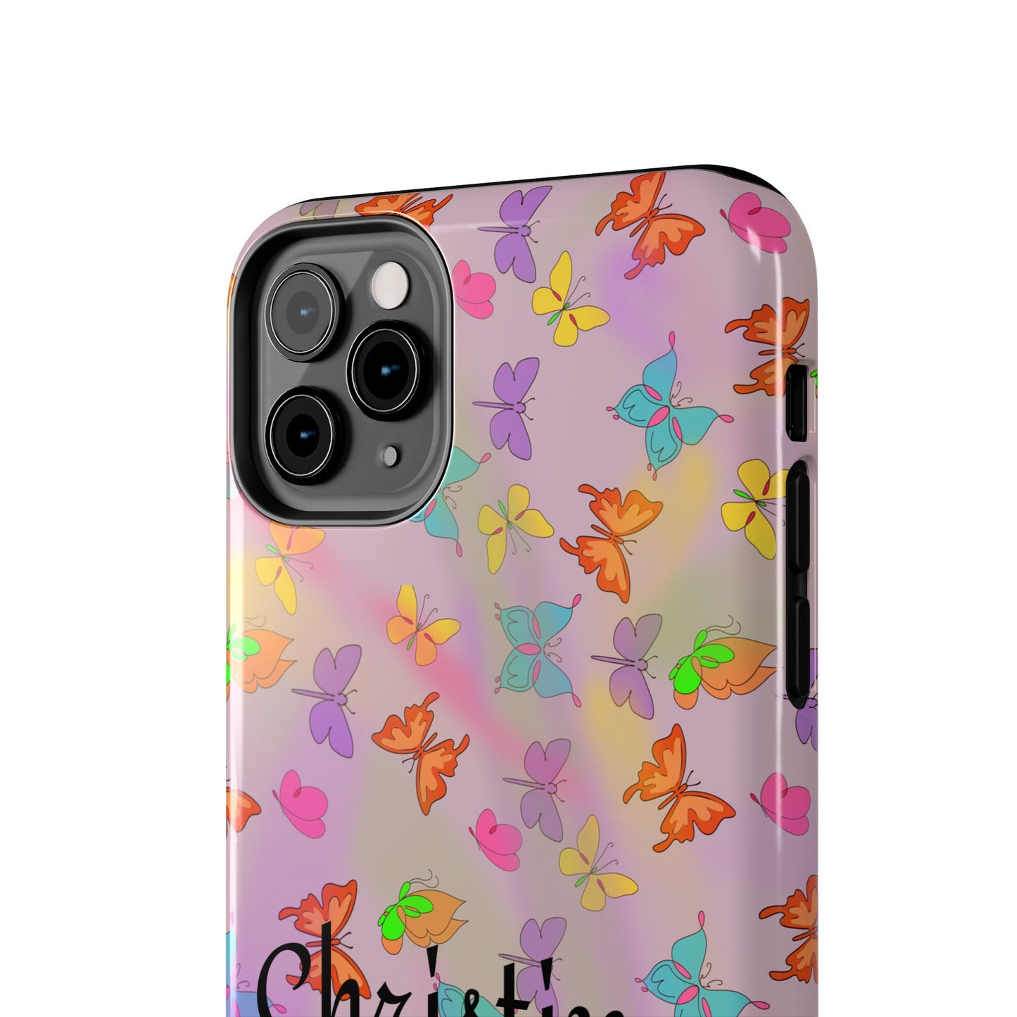 Butterfly Phone Case Personalized with Name