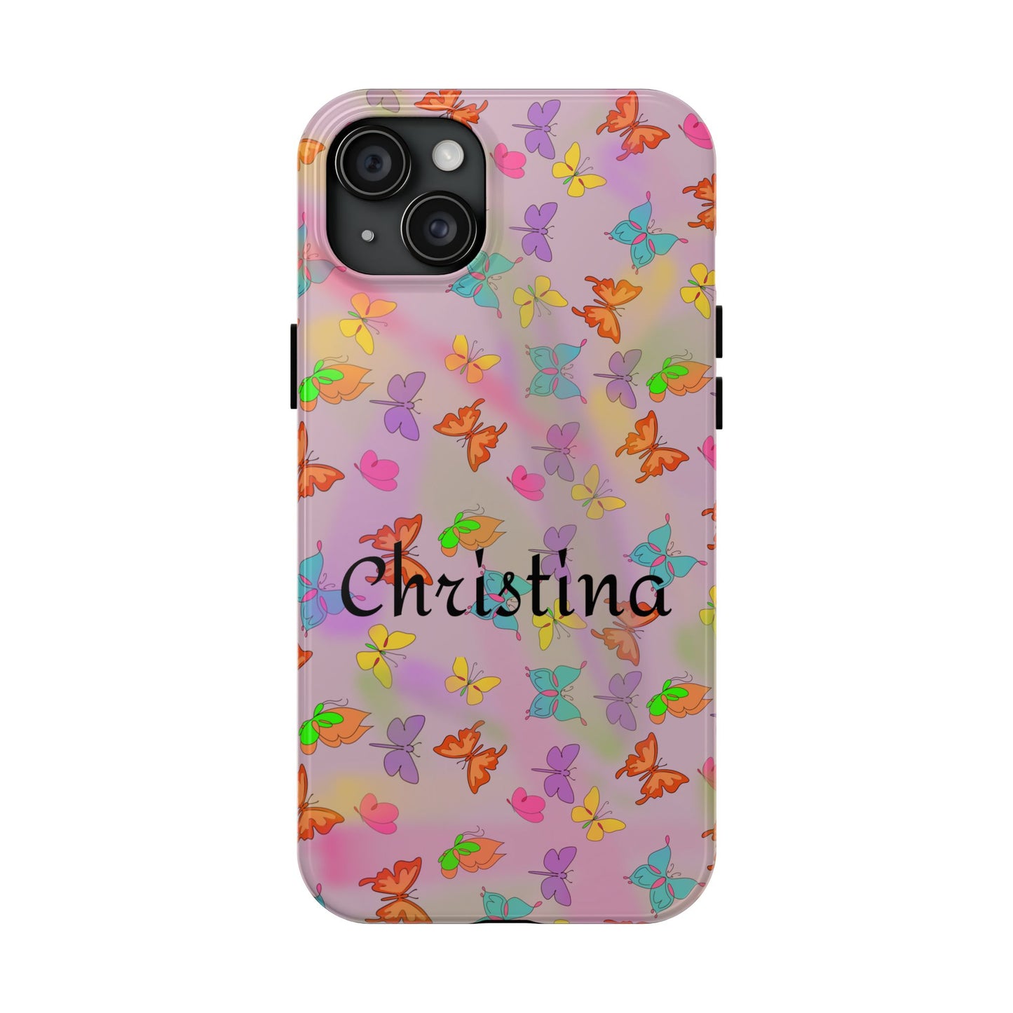 Butterfly Phone Case Personalized with Name