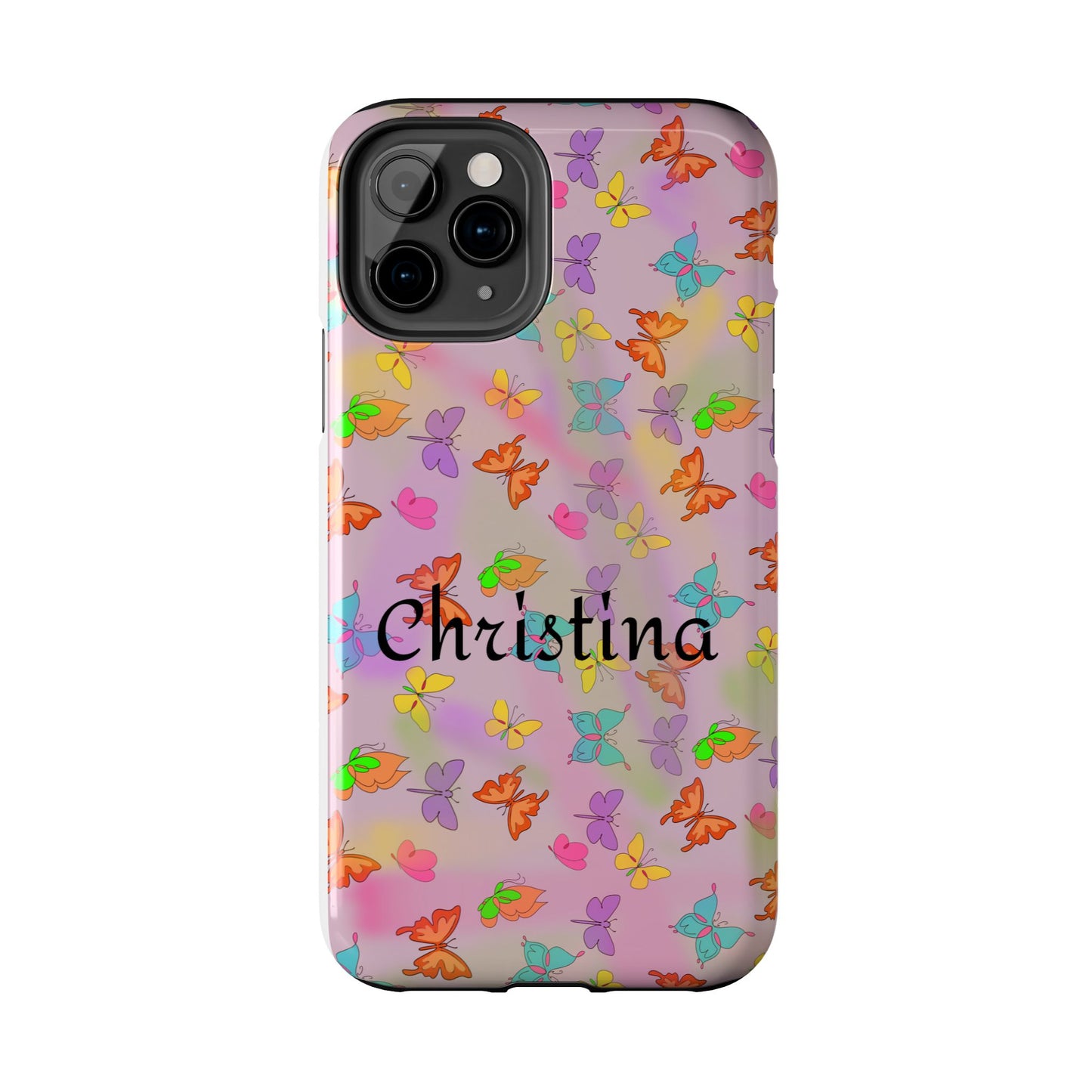 Butterfly Phone Case Personalized with Name