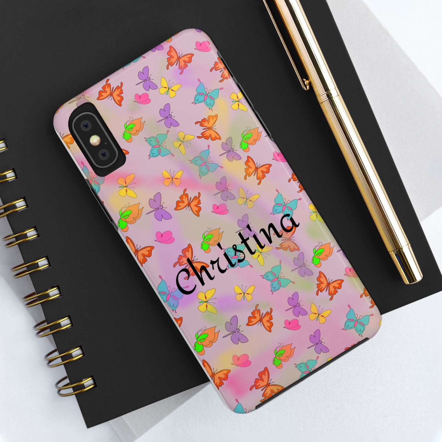 Butterfly Phone Case Personalized with Name