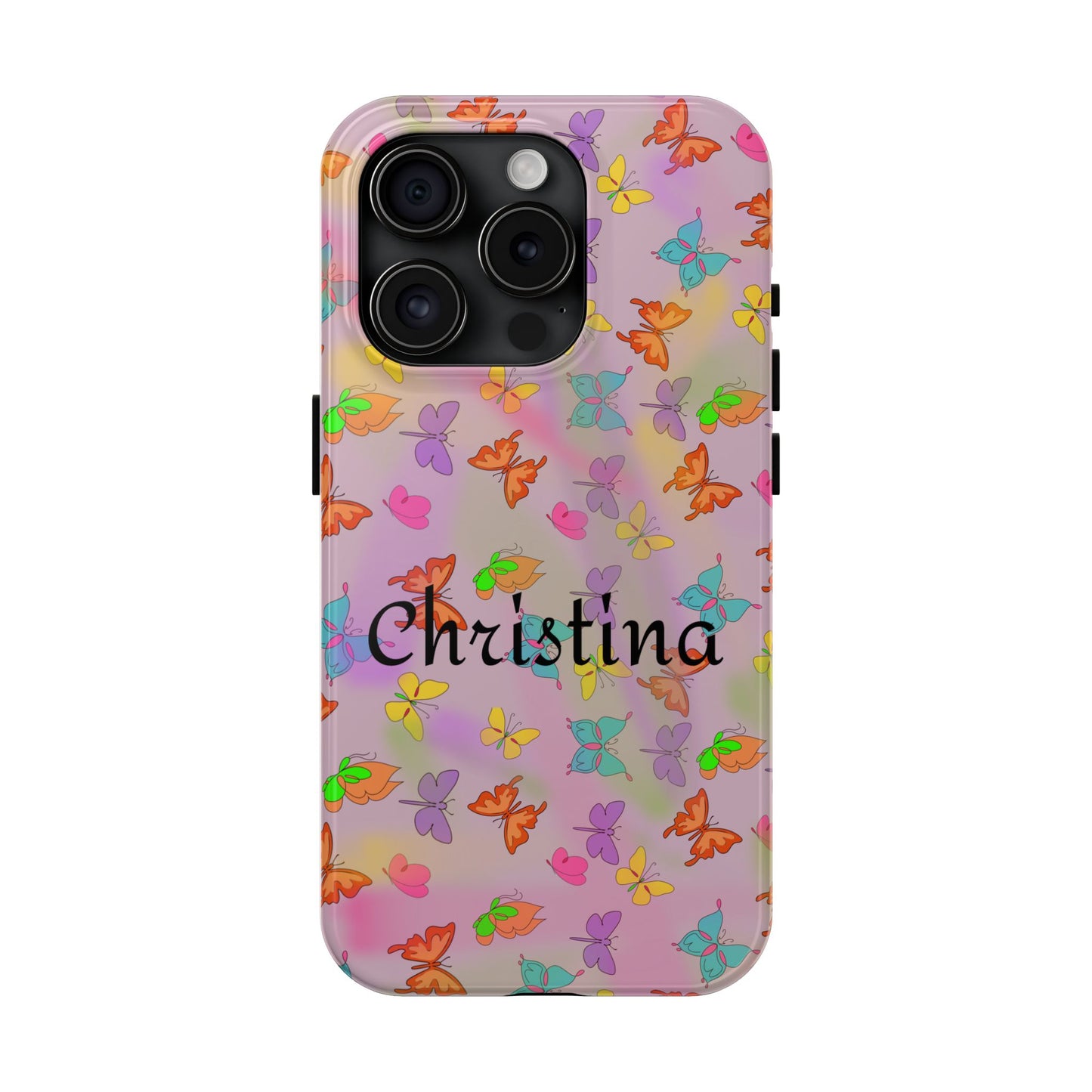 Butterfly Phone Case Personalized with Name